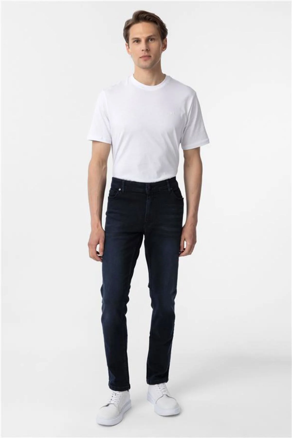 Lacivert Denim Pantolon
