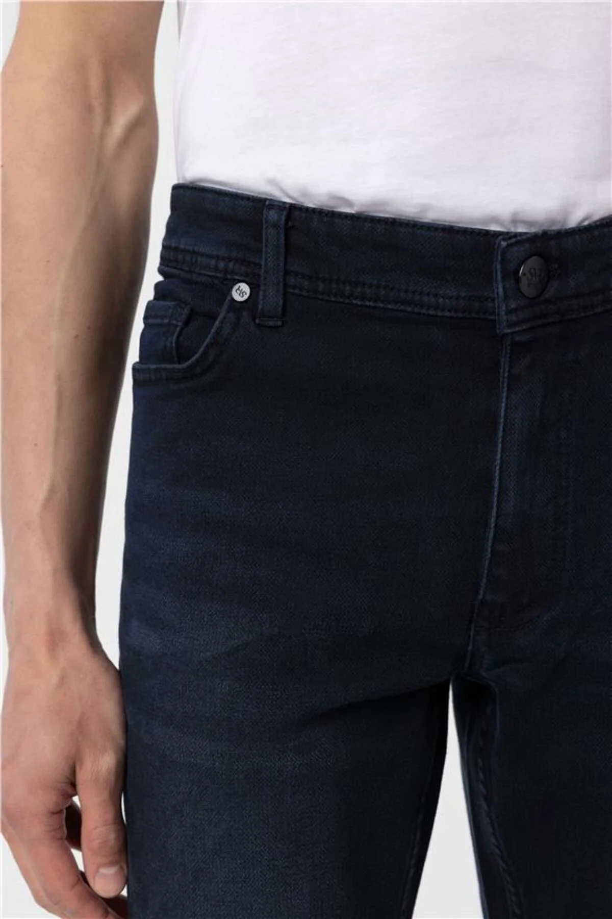 Lacivert Denim Pantolon