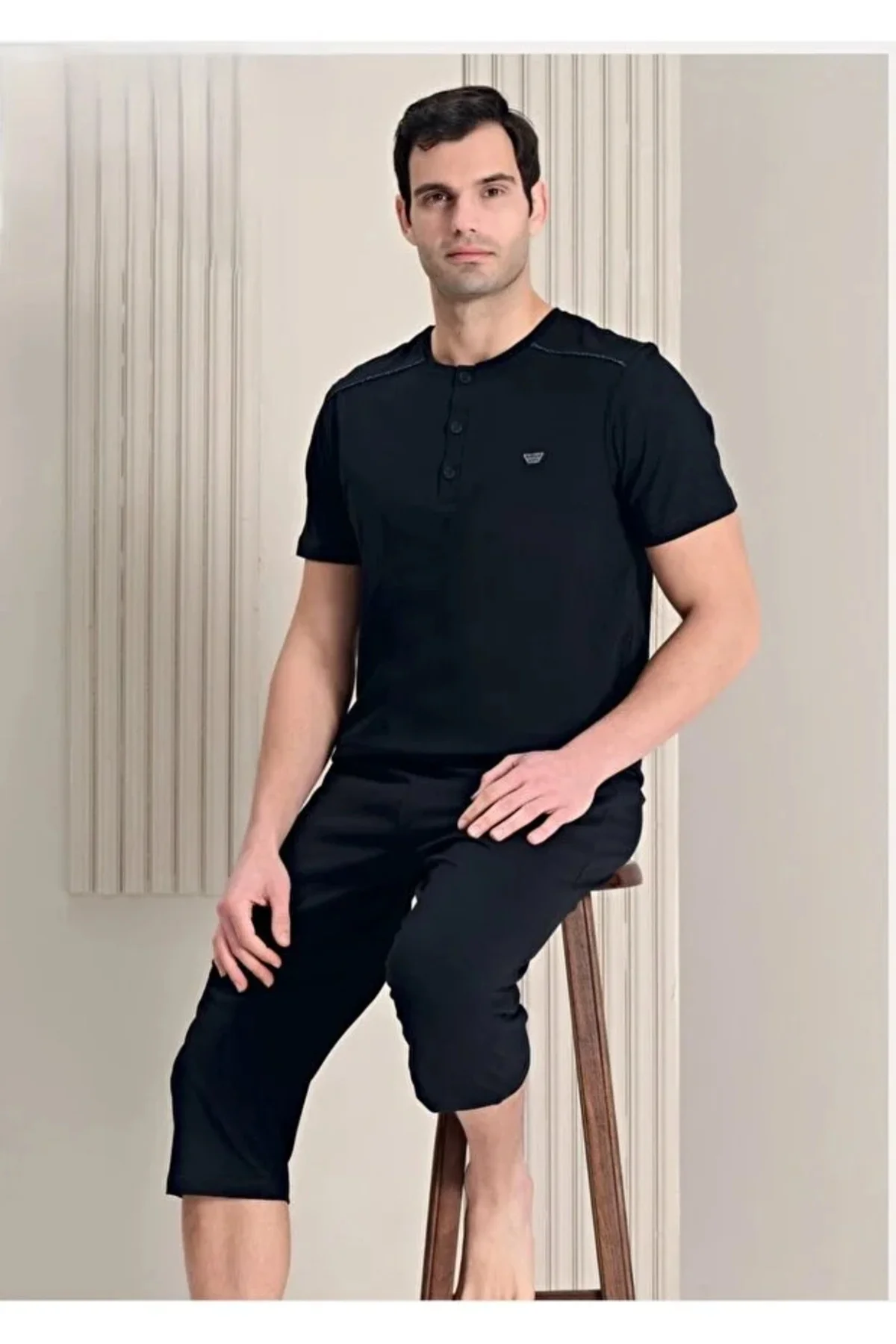 Lacivert Erkek Pijama Takımı XXL Beden