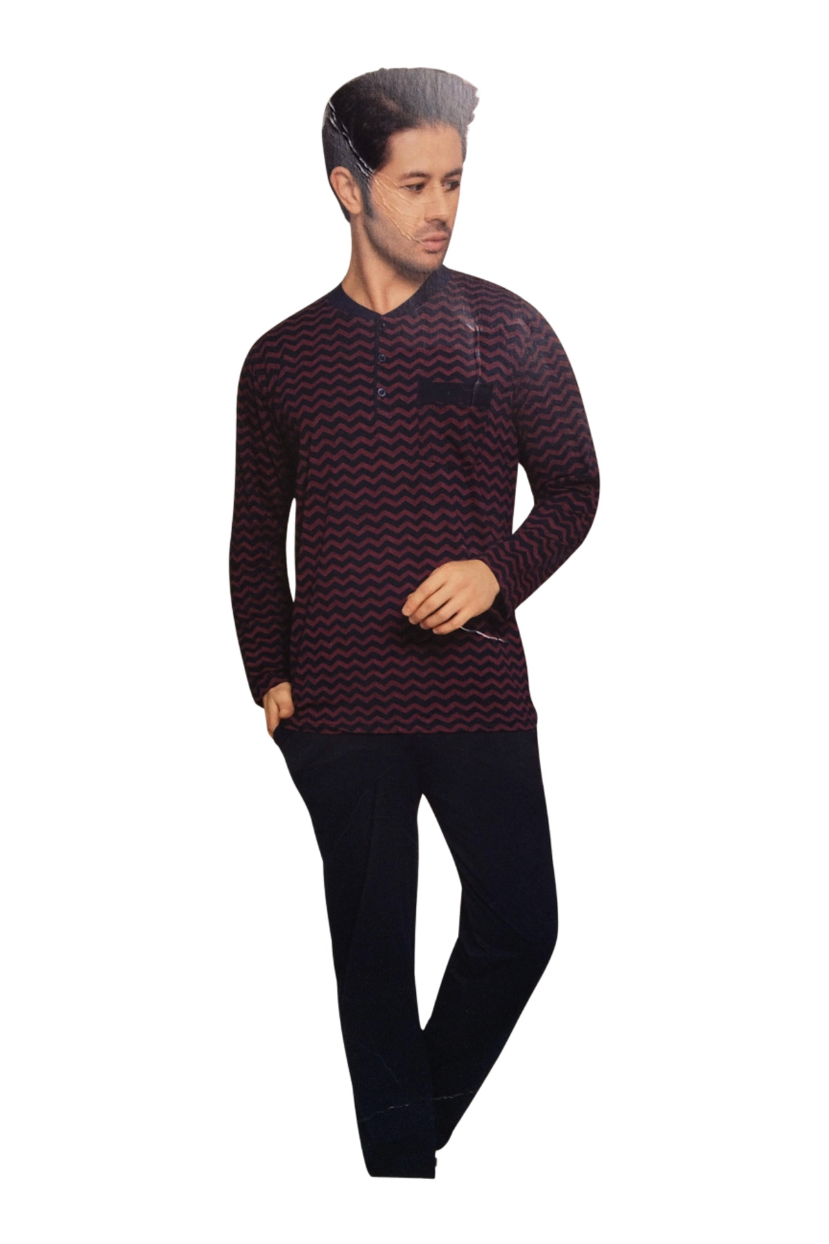 Monalisa Home Lacivert Erkek Pijama Takımı Xxl Beden