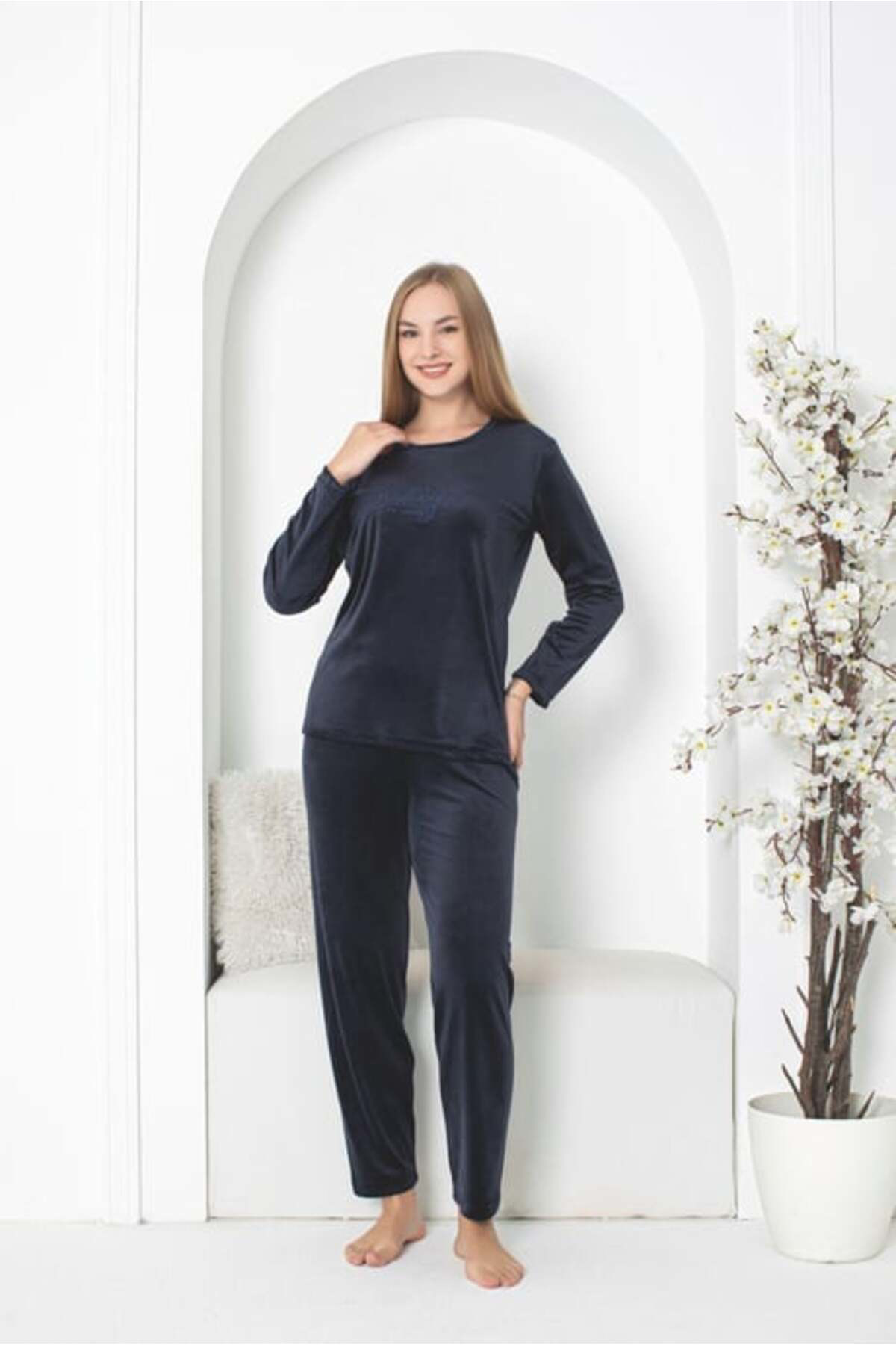 Monalisa Home Lacivert M Beden Pijama Takımı