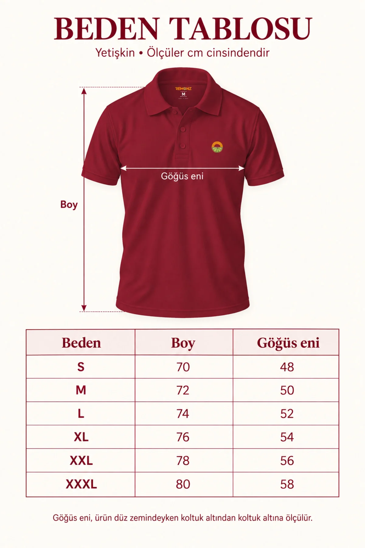 Lacivert Minimalist Logolu Polo Yaka Kısa Kollu Tişört