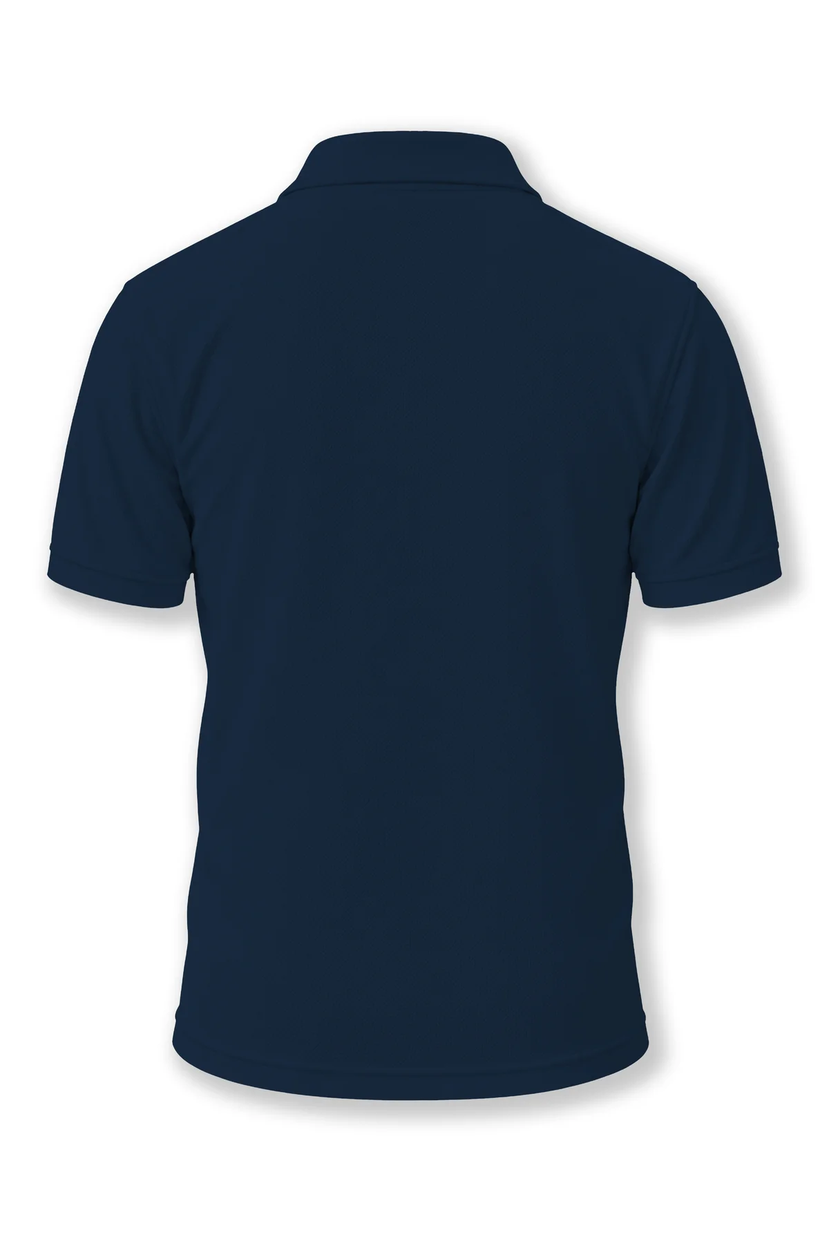 Lacivert Minimalist Logolu Polo Yaka Kısa Kollu Tişört