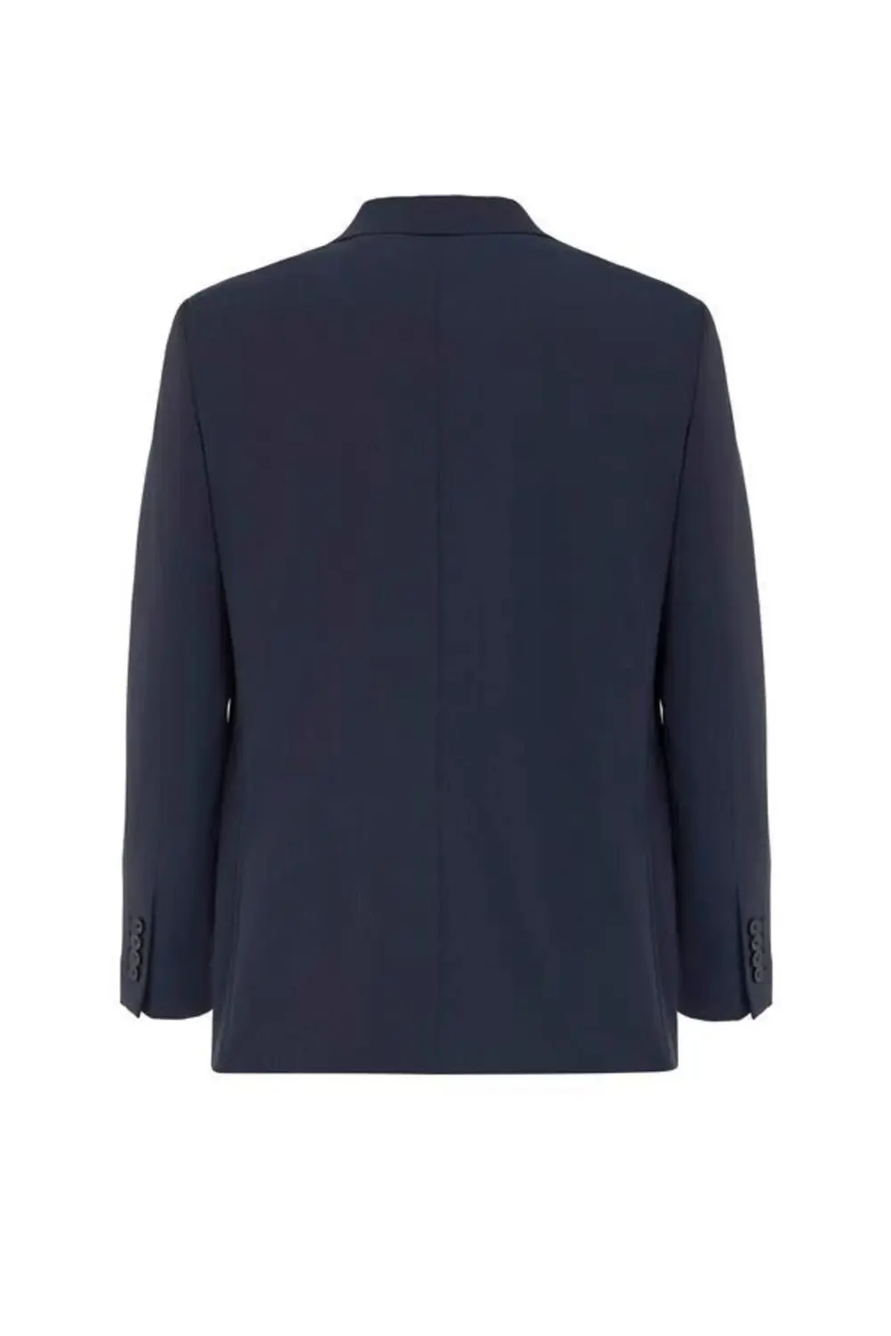 Lacivert Regular Desenli Kruvaze Yaka 4 Drop Takım Elbise