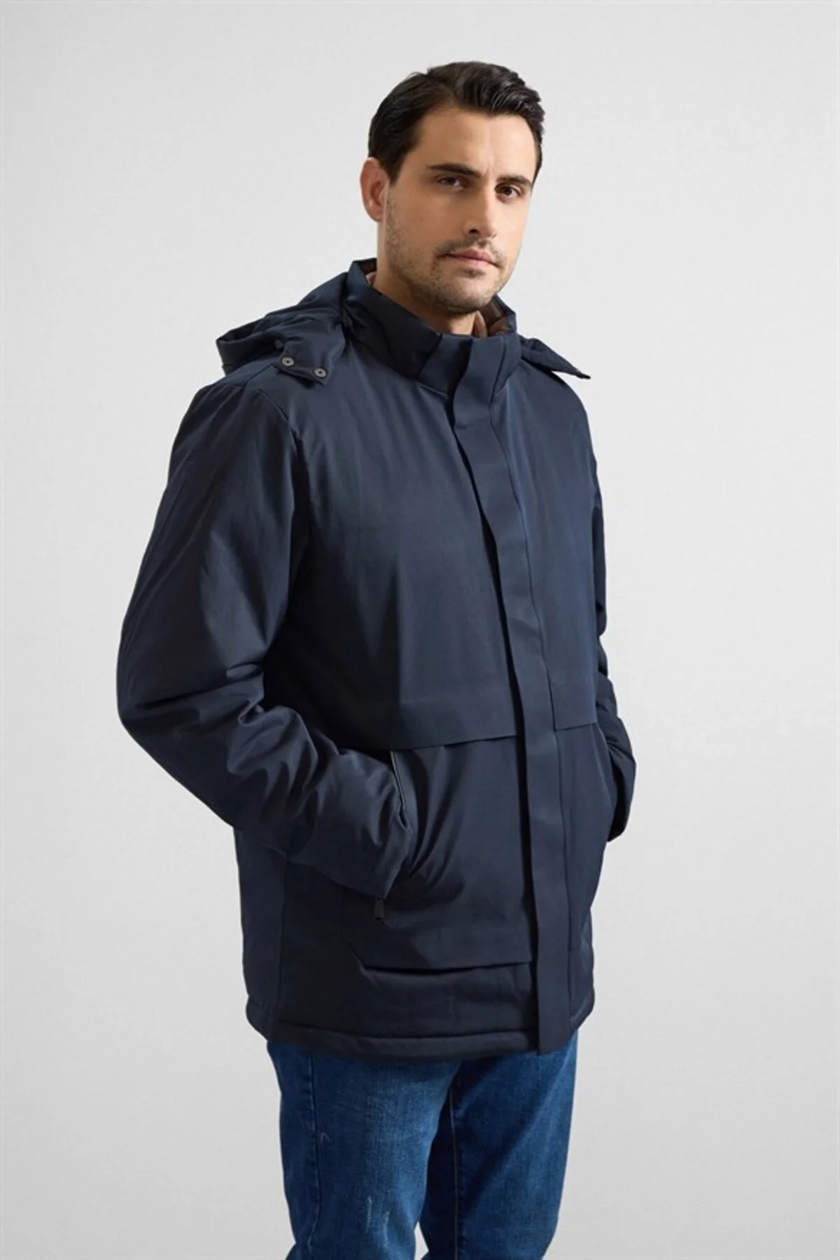 Lacivert Slim Cepsiz Mont Lacivert Slim Cepsiz Mont