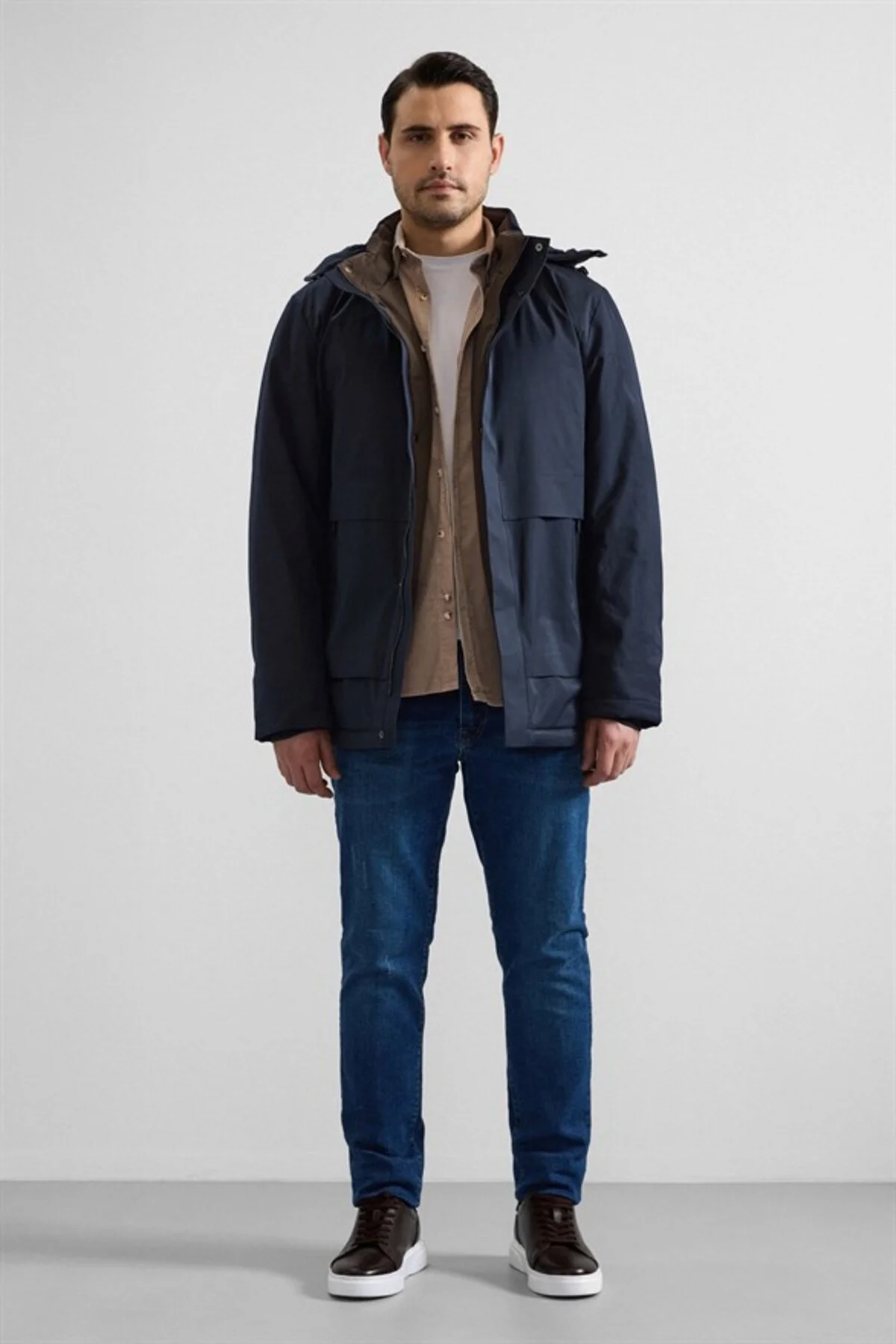 Lacivert Slim Cepsiz Mont Lacivert Slim Cepsiz Mont