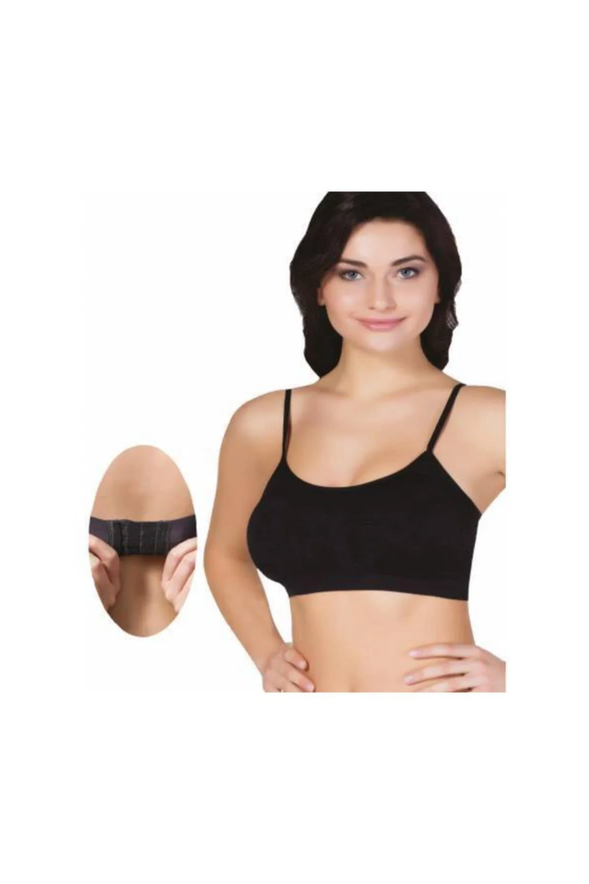 Lacivert Tekstil Layza Form Dikişsiz Iz Yapmaz Pedli Sütyen 18001