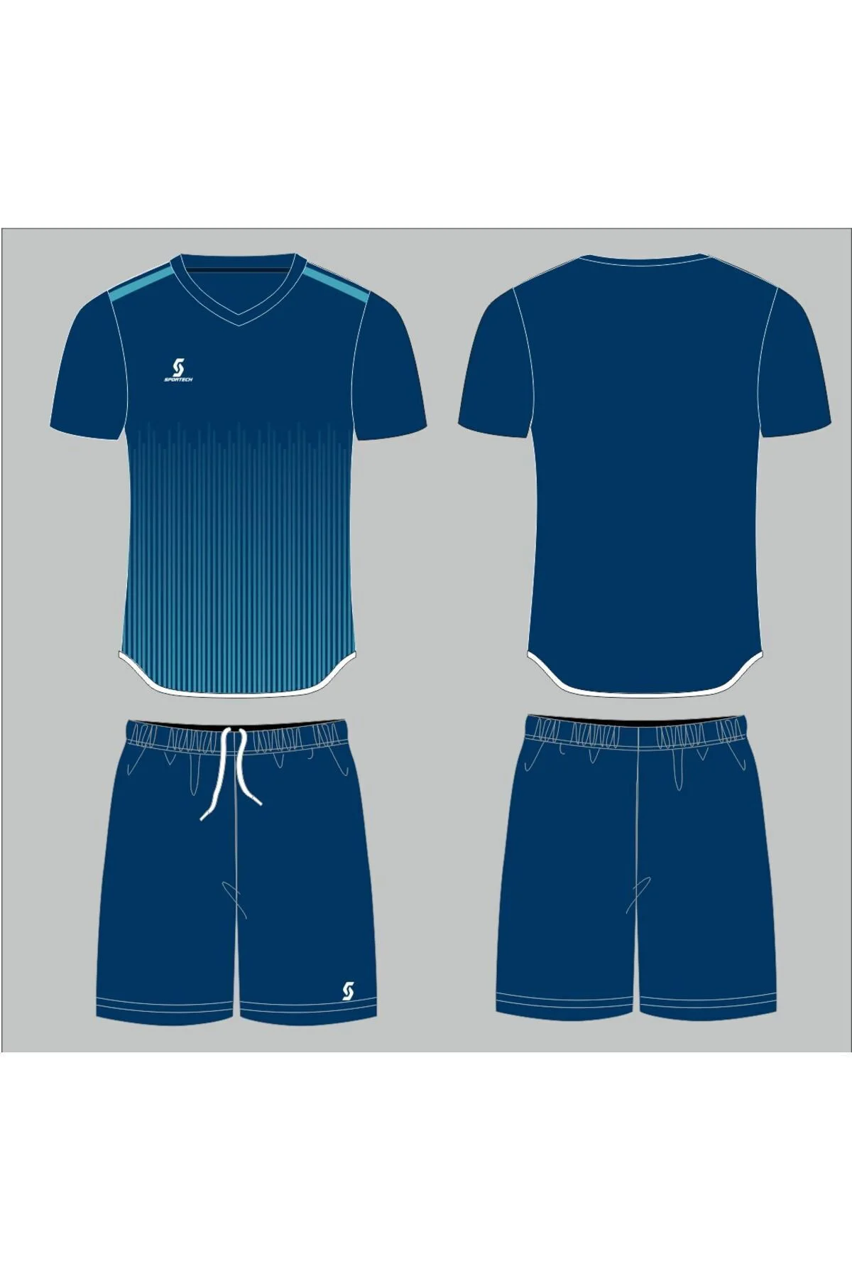 Lacivert-turkuaz Forma Takımı K0138 (TEK KELİME ISİM VE NUMARA YA