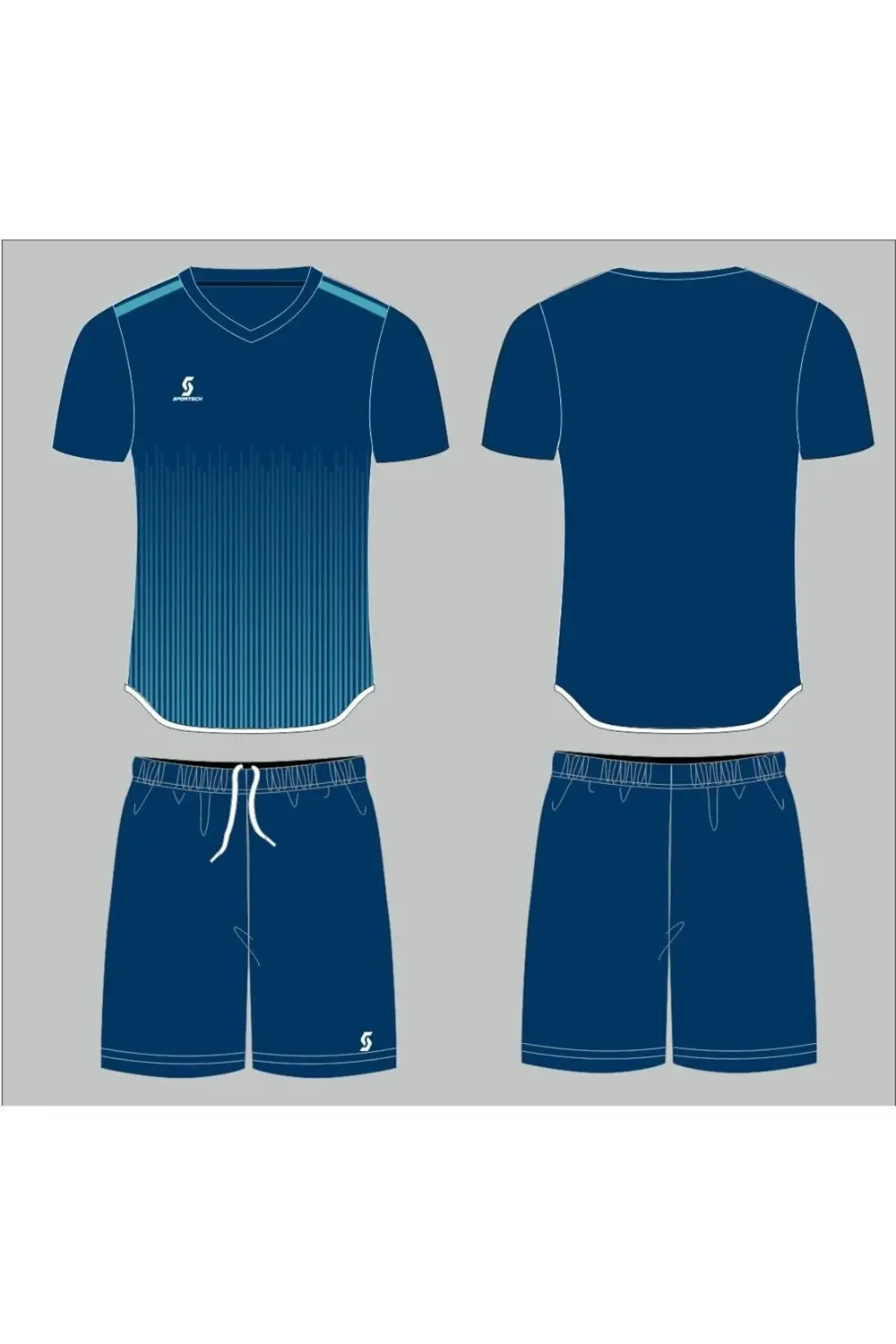 Lacivert-turkuaz Forma Takımı K0138 (TEK KELİME ISİM VE NUMARA YA