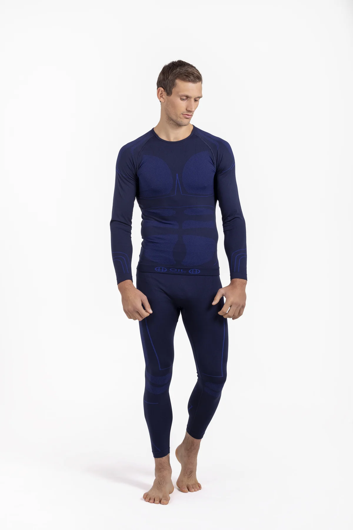 Lacivert Unisex Termal Içlik Üst Seamless Iıı. Seviye Pro
