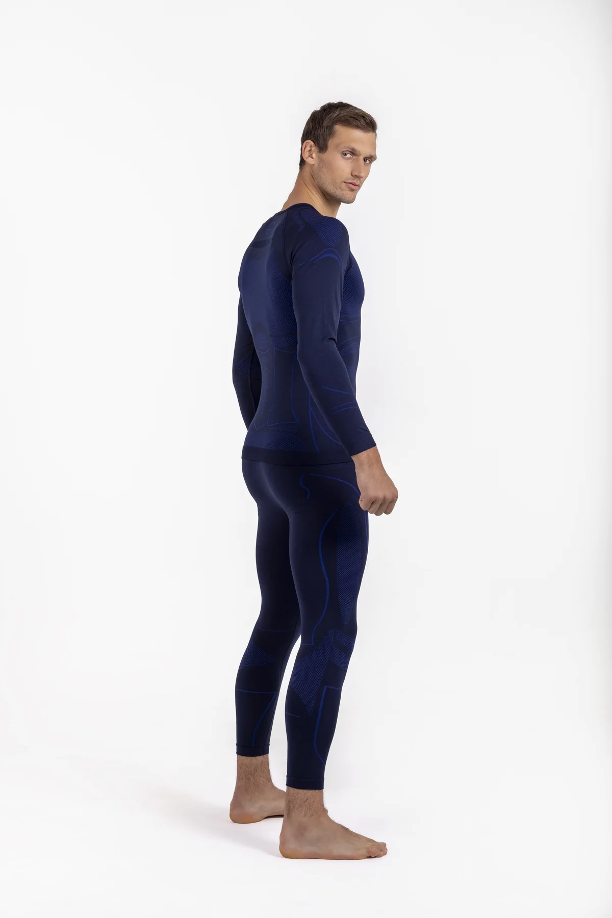 Lacivert Unisex Termal Içlik Üst Seamless Iıı. Seviye Pro