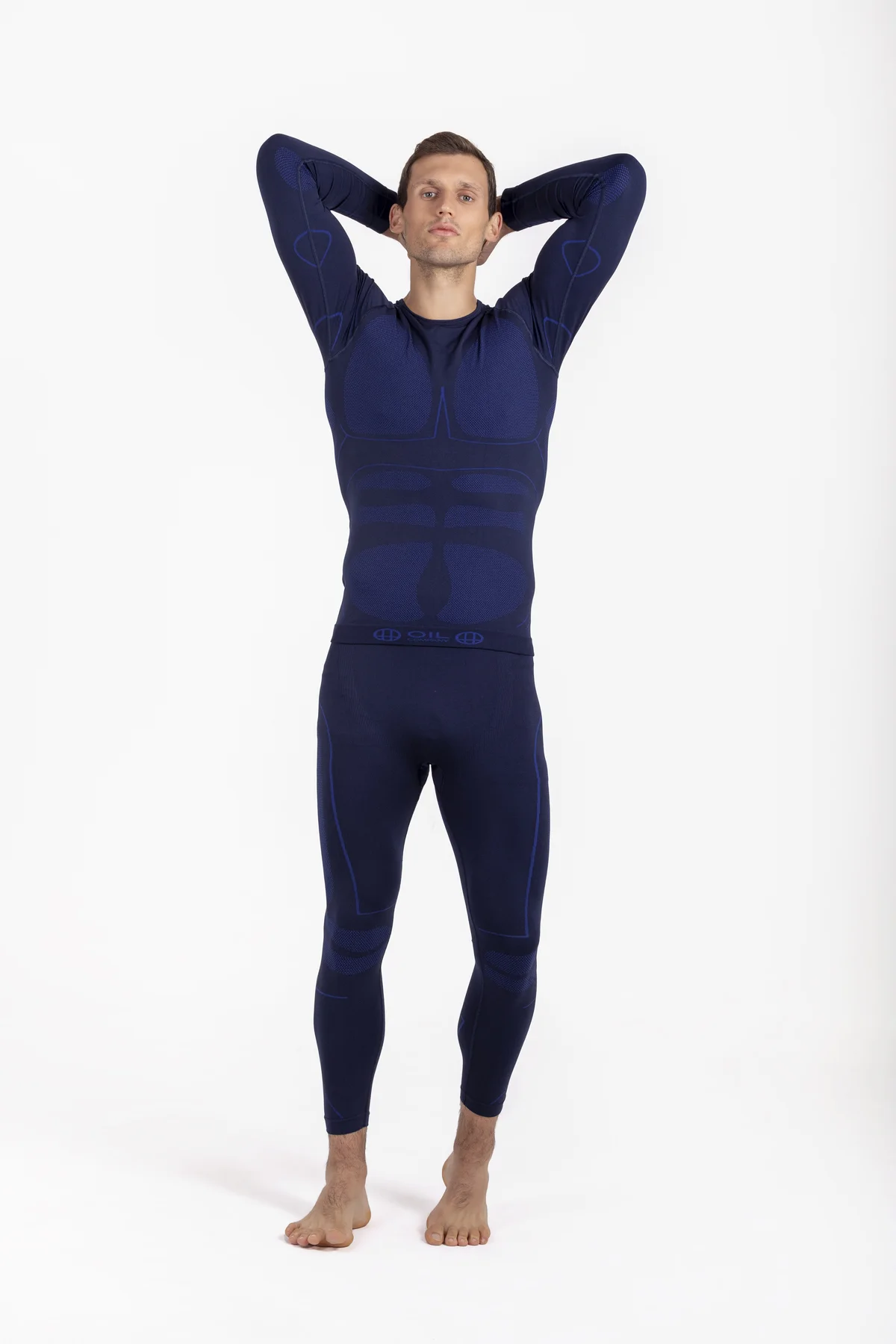 Lacivert Unisex Termal Içlik Üst Seamless Iıı. Seviye Pro