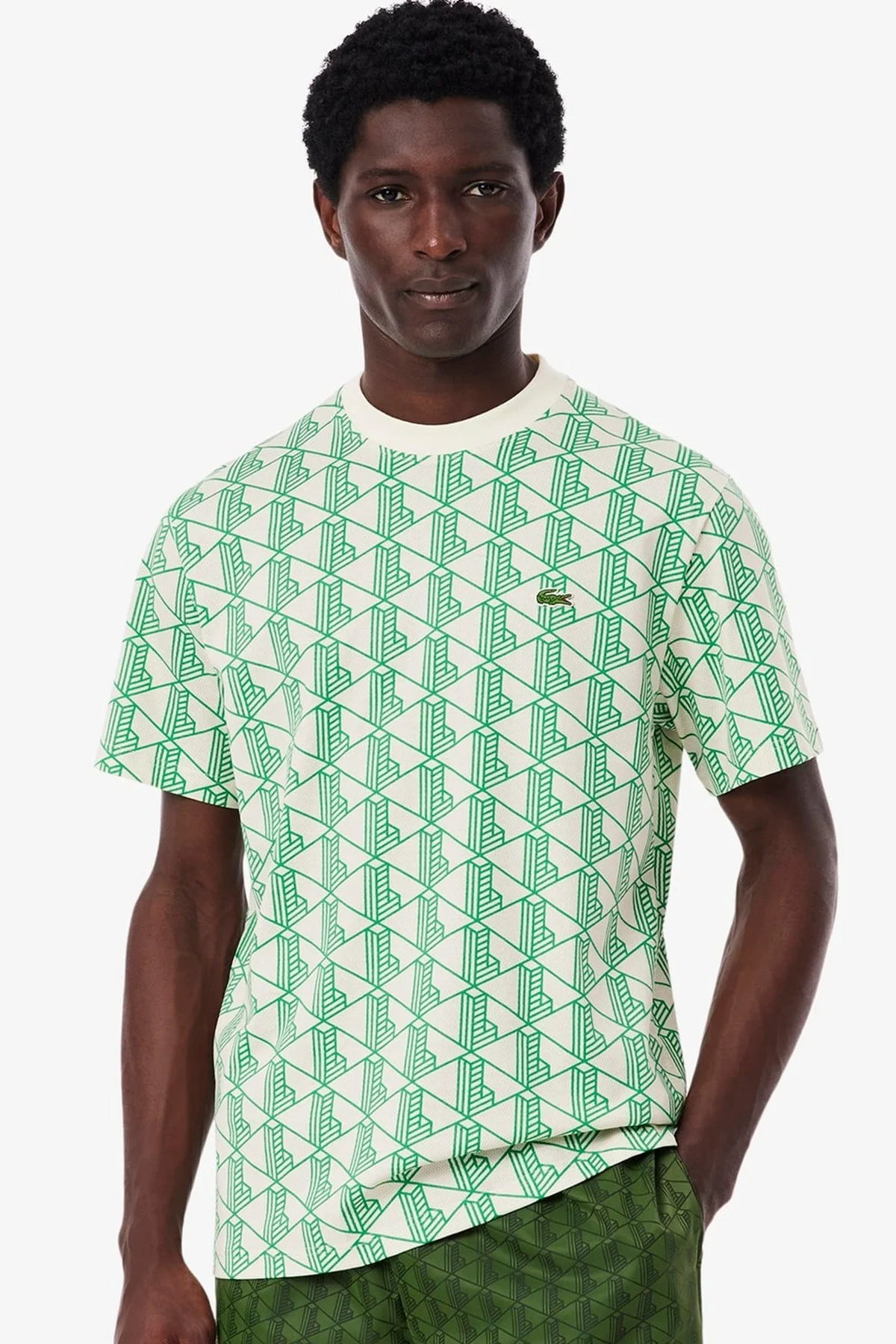 Lacoste Classic Fit Monogram T-shirt Erkek Bisiklet Yaka Tişört Yeşil Fiyatı, Yorumları ve Özellikleri