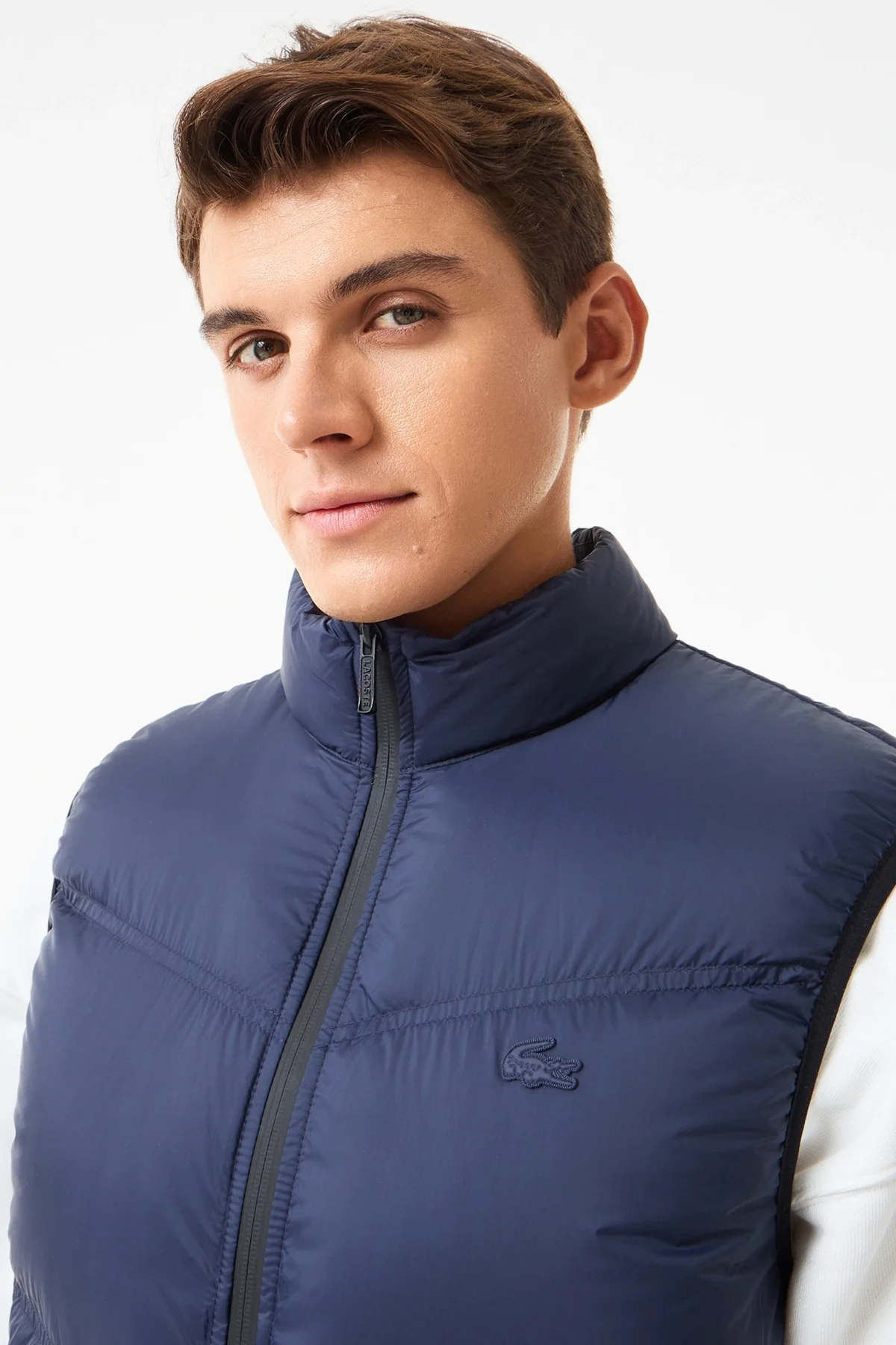 Lacoste Down Fill Mens West Dik Yaka Kaz Tüyü Erkek Yelek Lacivert Lacoste Down Fill Mens West Dik Yaka Kaz Tüyü Erkek Yelek Lacivert