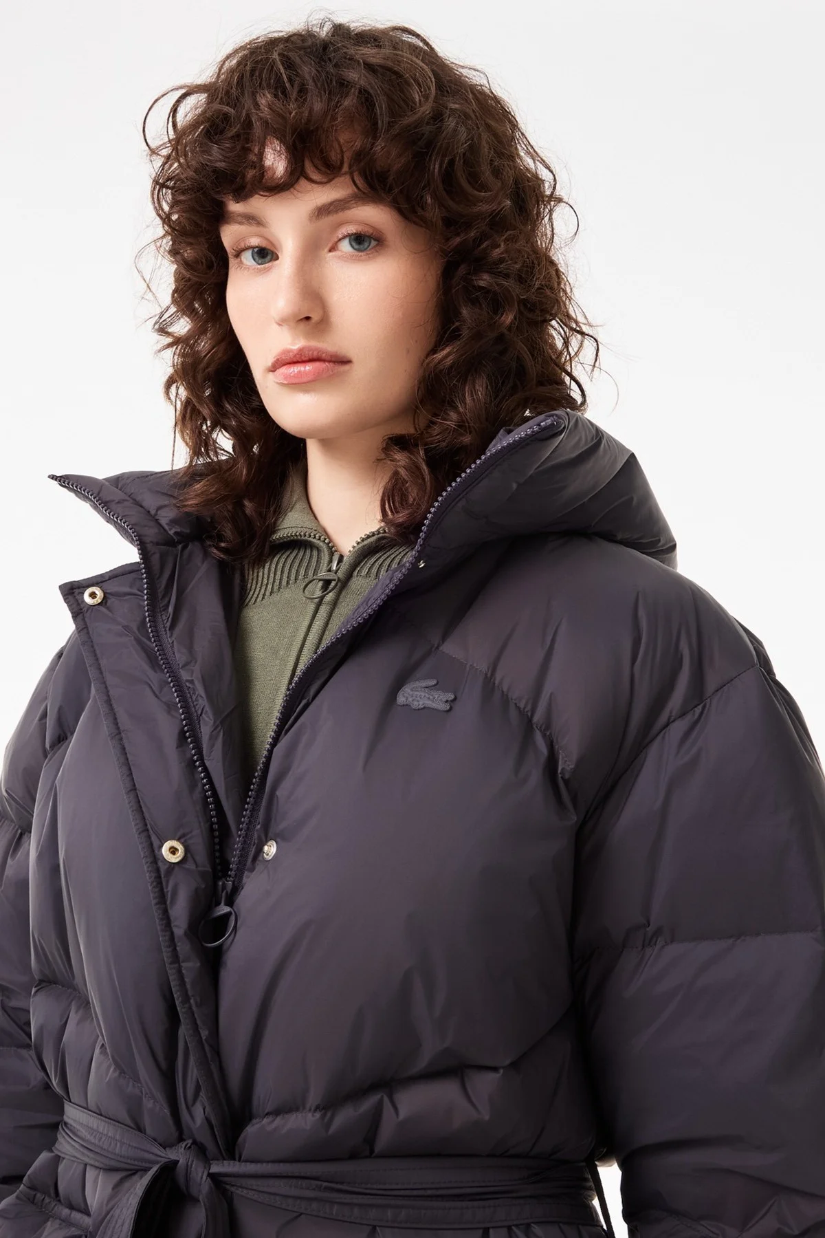 Lacoste Down Fill Water Resistant Womens Jacket Black Su İtici Dik Yaka Kapişonlu Kaz Tüyü Kadın Mont Siyah Fiyatı, Yorumları ve Özellikleri