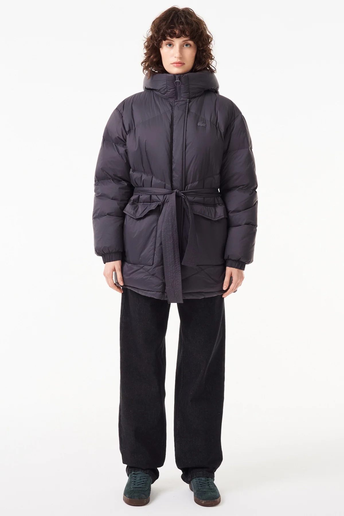 Lacoste Down Fill Water Resistant Womens Jacket Black Su İtici Dik Yaka Kapişonlu Kaz Tüyü Kadın Mont Siyah Fiyatı, Yorumları ve Özellikleri