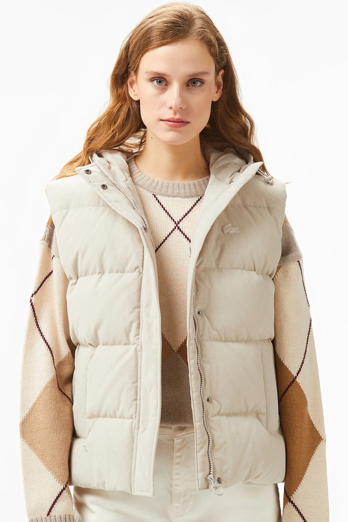 Lacoste Down Fill Water Resistant Womens Vest Kadın Su İtici Sabit Kapüşonlu Kaz Tüyü Yelek Bej Lacoste Down Fill Water Resistant Womens Vest Kadın Su İtici Sabit Kapüşonlu Kaz Tüyü Yelek Bej Fiyatı, Yorumları ve Özellikleri