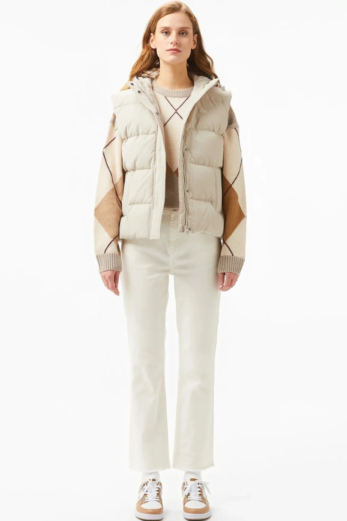 Lacoste Down Fill Water Resistant Womens Vest Kadın Su İtici Sabit Kapüşonlu Kaz Tüyü Yelek Bej Lacoste Down Fill Water Resistant Womens Vest Kadın Su İtici Sabit Kapüşonlu Kaz Tüyü Yelek Bej Fiyatı, Yorumları ve Özellikleri