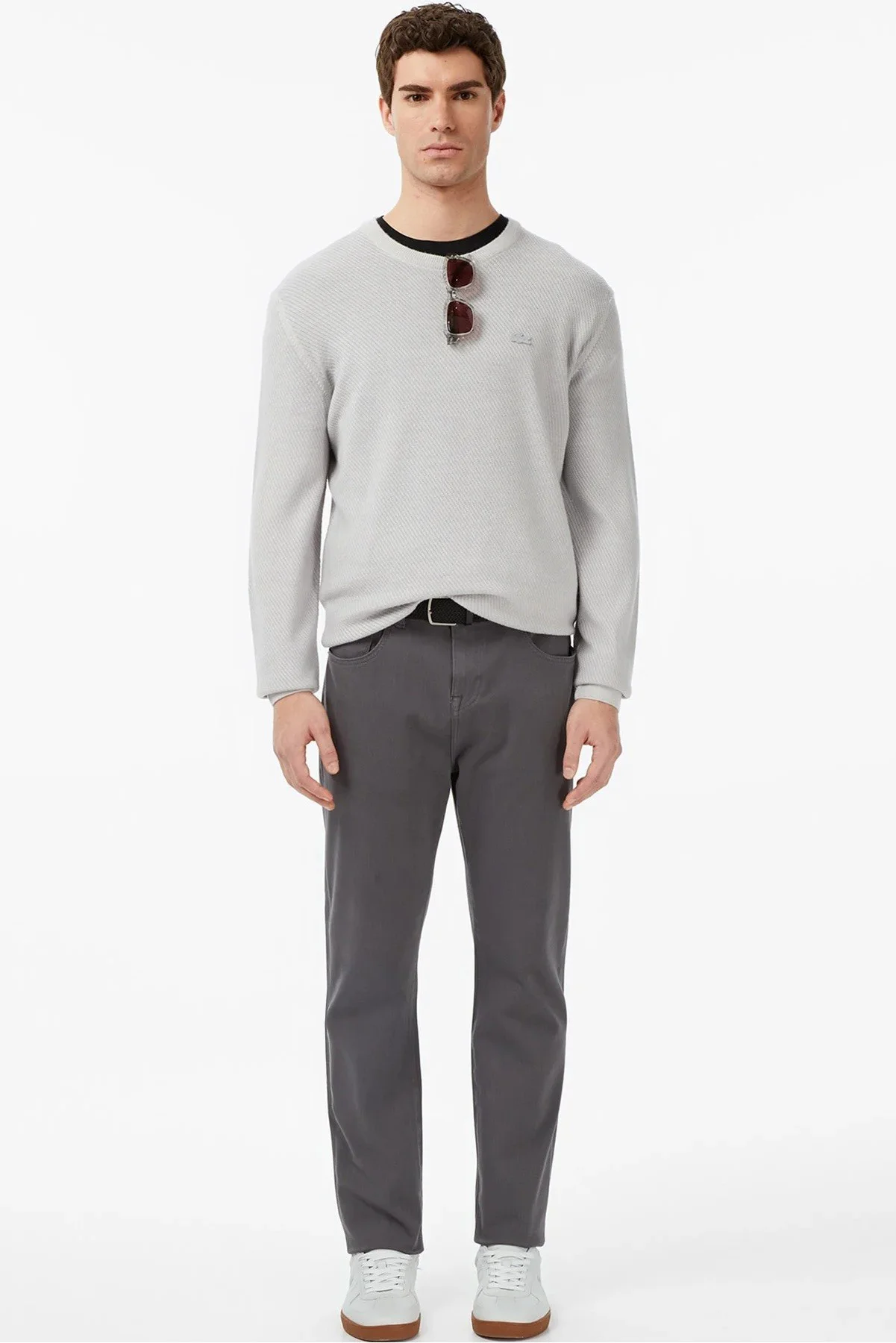Lacoste Erkek Classic Fit Piramit Örgü %100 Yün Kazak Gri Lacoste Erkek Classic Fit Piramit Örgü %100 Yün Kazak Gri Fiyatı, Yorumları ve Özellikleri
