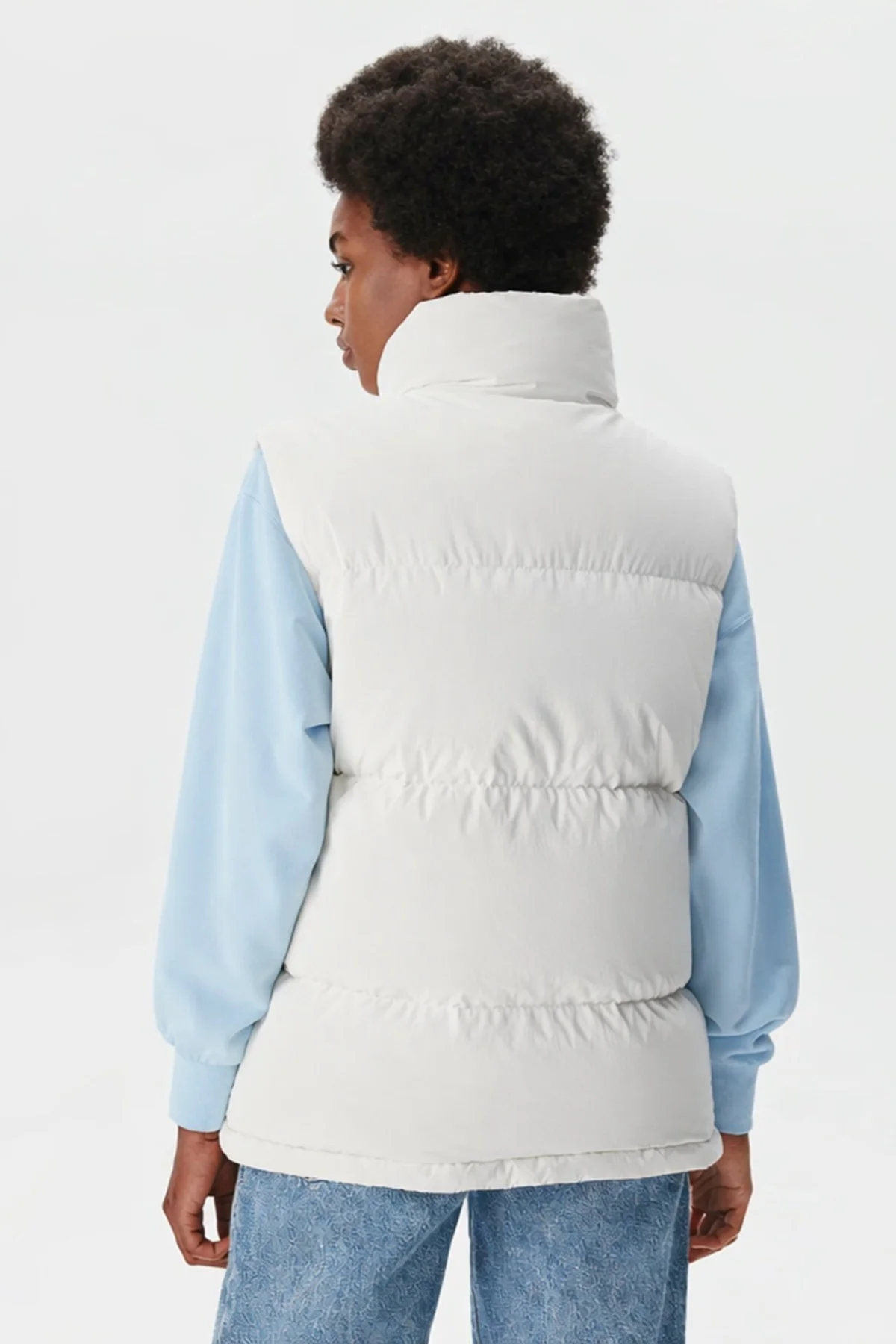 Lacoste Filled Quilted Womens Vest Dolgulu Kapitone Dik Yaka Kadın Yelek Beyaz Fiyatı, Yorumları ve Özellikleri