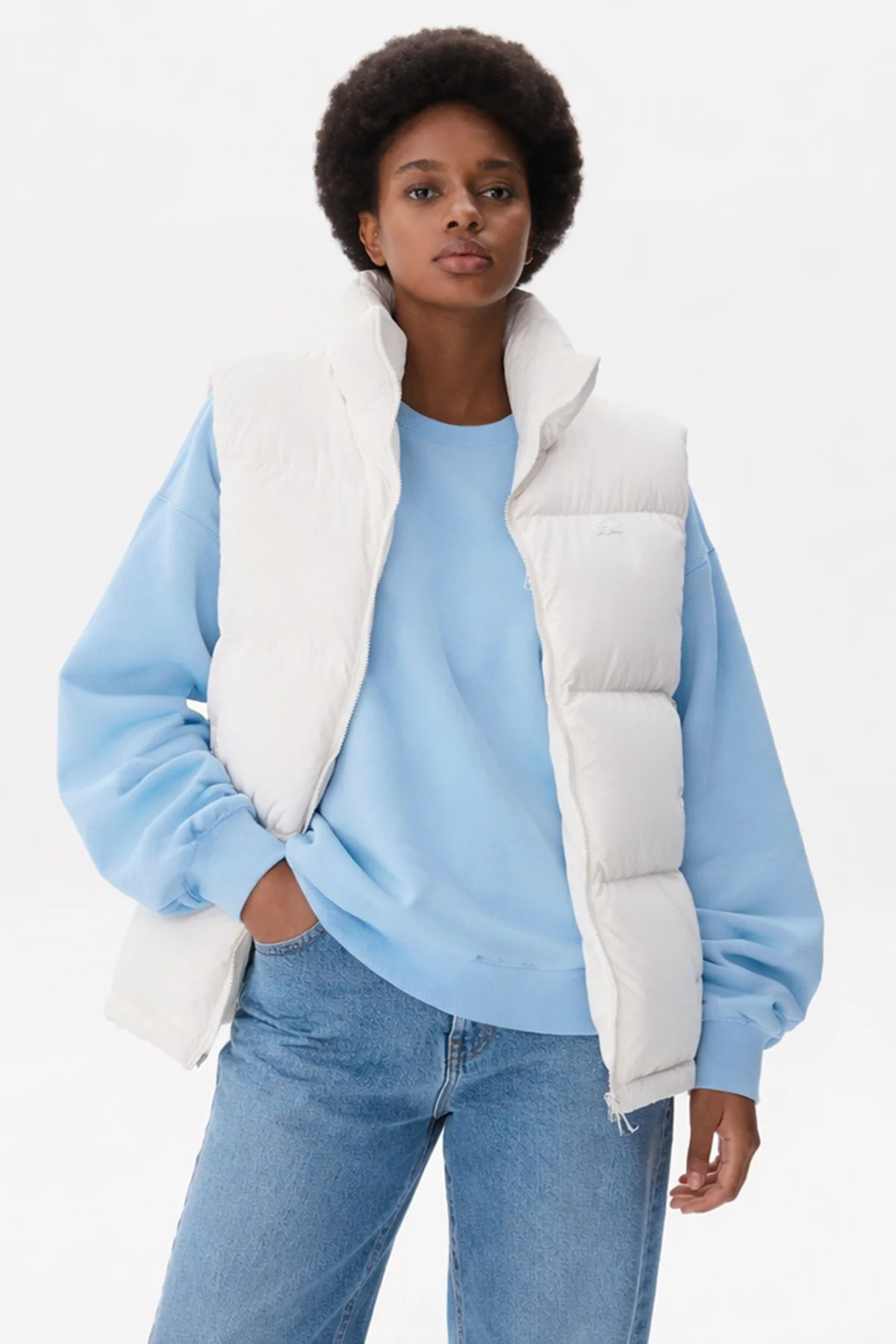 Lacoste Filled Quilted Womens Vest Dolgulu Kapitone Dik Yaka Kadın Yelek Beyaz Fiyatı, Yorumları ve Özellikleri