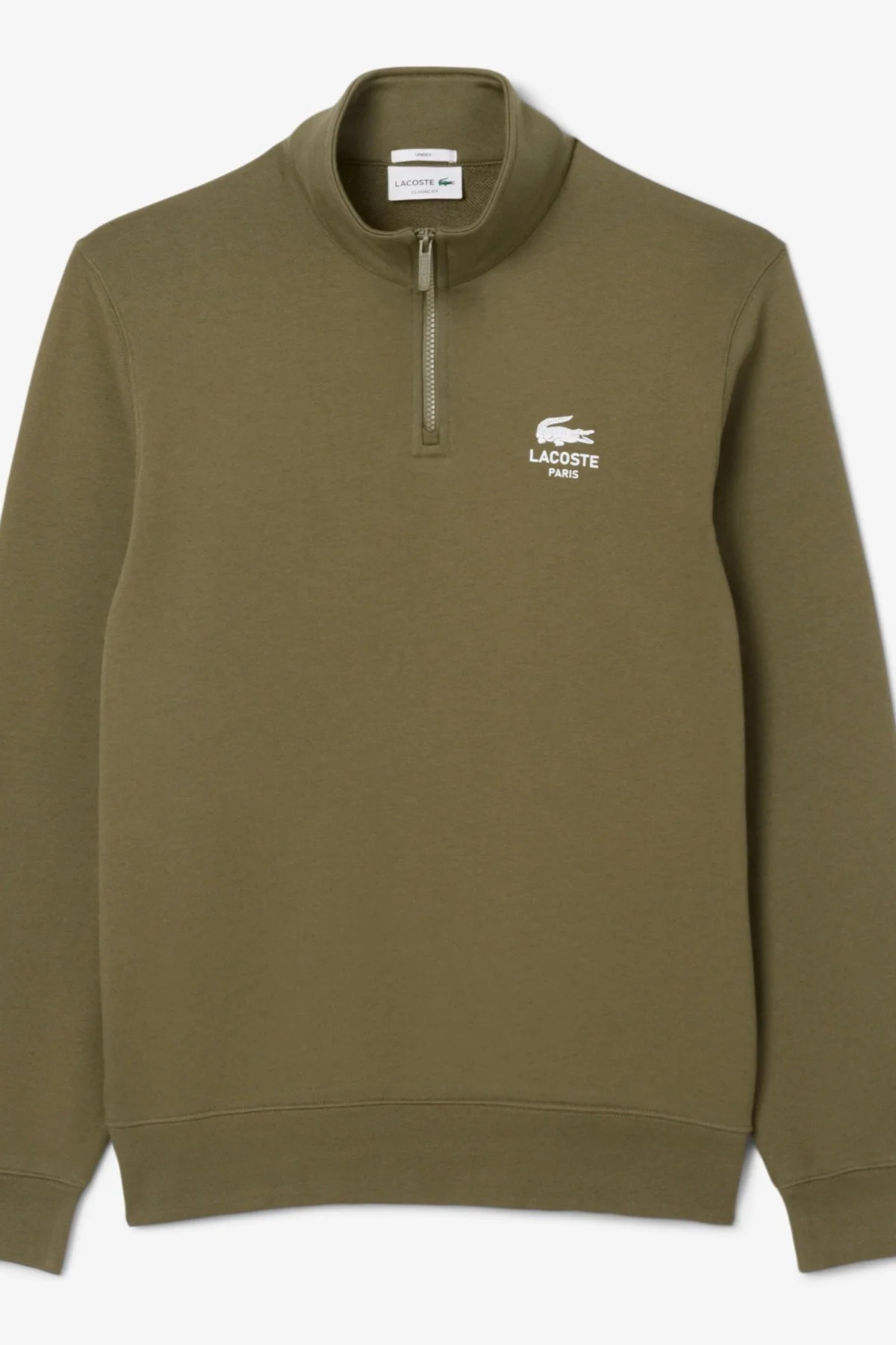 Lacoste High Neck Zip-Up Print Unisex Sweatshirt Fermuarlı Yüksek Yaka Pamuklu Sweatshirt Yeşil Lacoste High Neck Zip-Up Print Unisex Sweatshirt Fermuarlı Yüksek Yaka Pamuklu Sweatshirt Yeşil Fiyatı, Yorumları ve Özellikleri