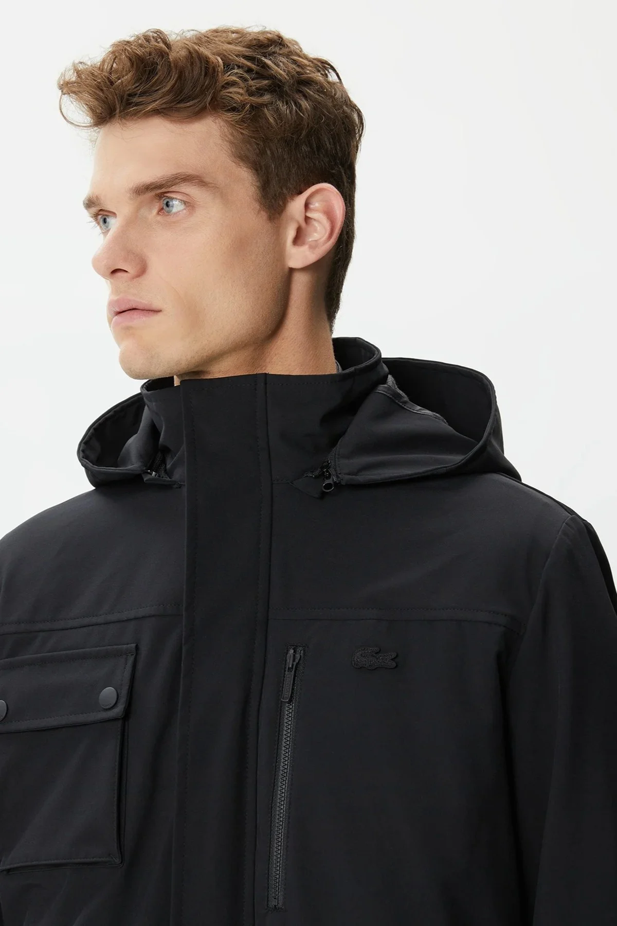Lacoste Hooded Outdoor Men's Jacket Black Erkek Çıkarılabilir Kapitone Yelekli Erkek Mont Siyah Fiyatı, Yorumları ve Özellikleri