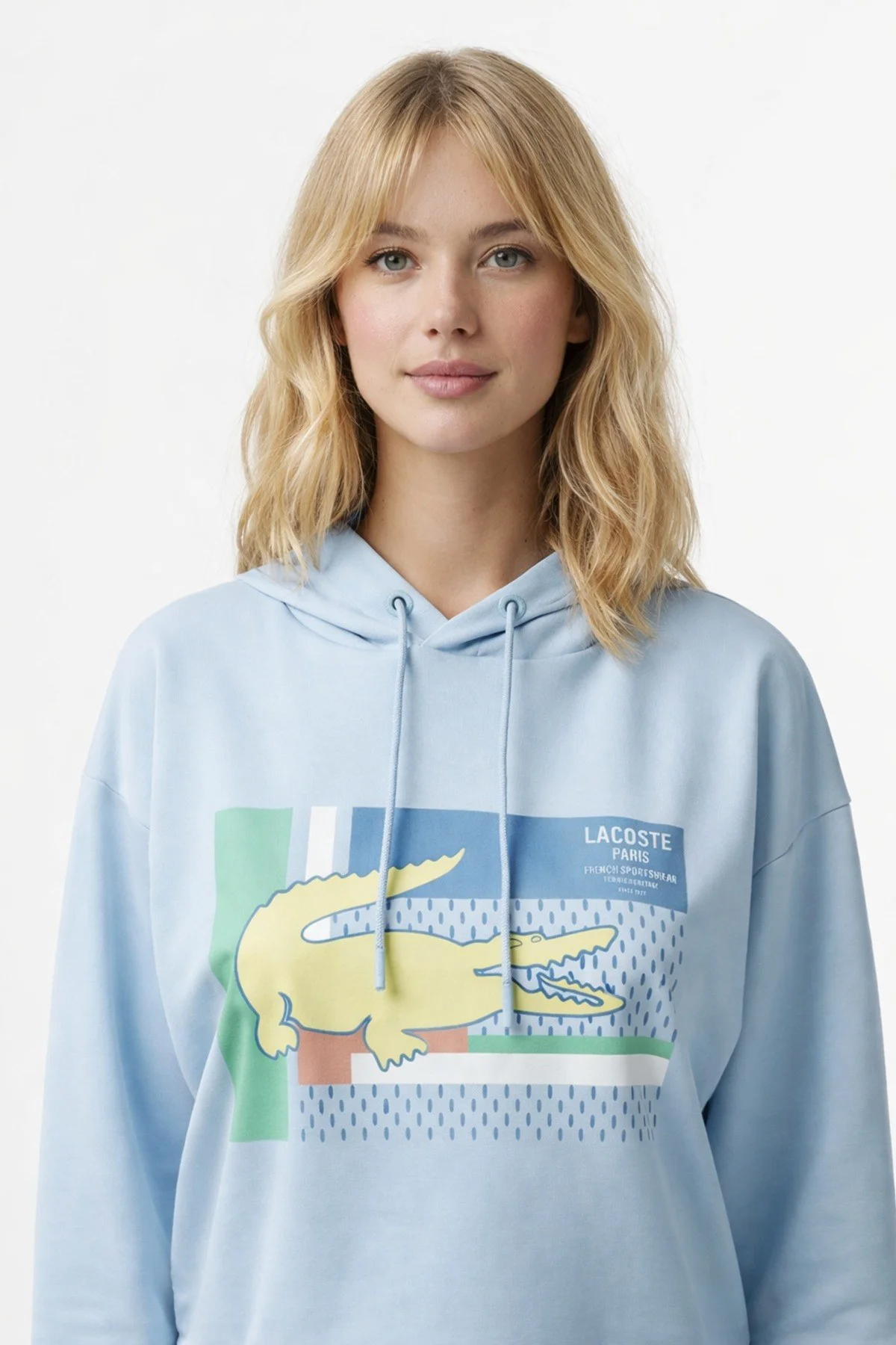 Lacoste Kadın Relaxed Fit Kapüşonlu Baskılı Açık Mavi Sweatshirt Lacoste Kadın Relaxed Fit Kapüşonlu Baskılı Açık Mavi Sweatshirt Fiyatı, Yorumları ve Özellikleri