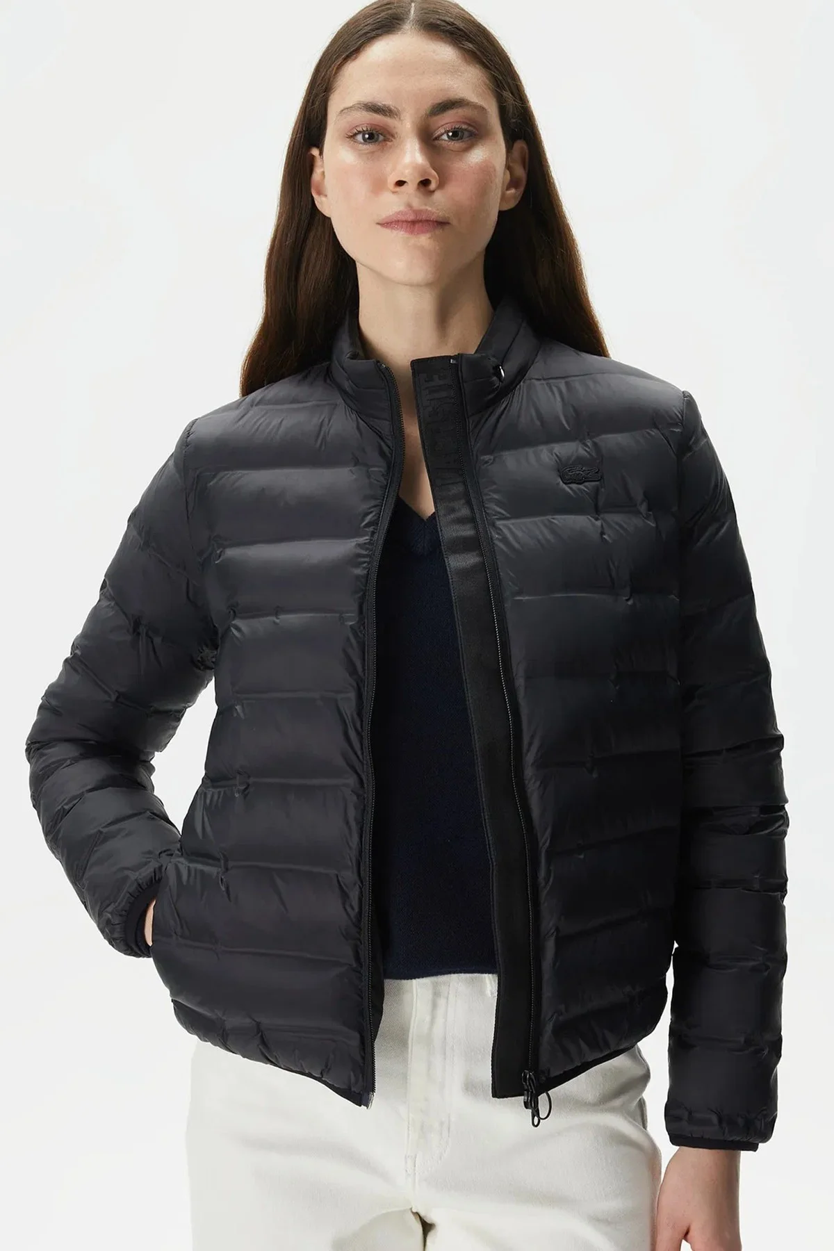 Lacoste Kapitone Syntetic Fill Jacket Dik Yaka Siyah Kadın Mont Fiyatı, Yorumları ve Özellikleri
