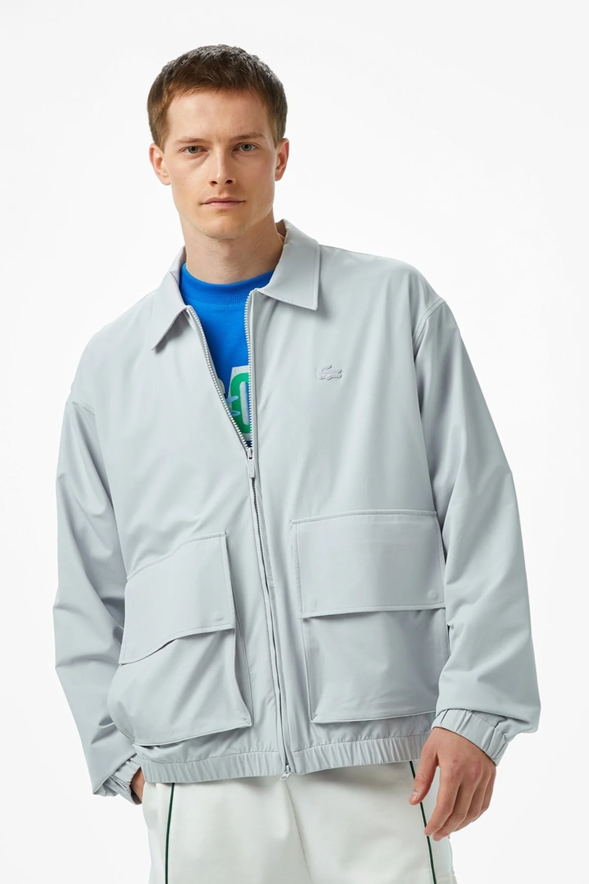 Lacoste Limited Edition Spor Grey Mens Jacket Erkek Sınırlı Üretim Spor Ceket Gri