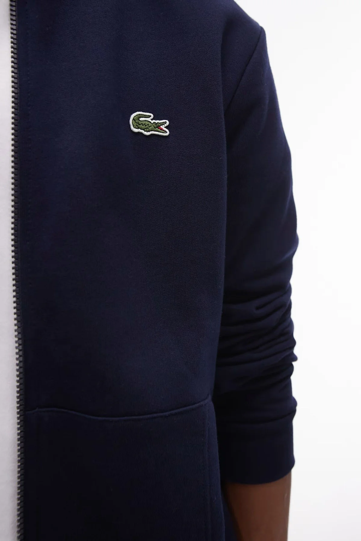 Lacoste Men's Classic Fit Full Zip Hoodie Sweatshirt Erkek Ayarlanabilir Kapüşonlu Organik Pamuk Sweatshirt Lacivert Lacoste Men's Classic Fit Full Zip Hoodie Sweatshirt Erkek Ayarlanabilir Kapüşonlu Organik Pamuk Sweatshirt Lacivert