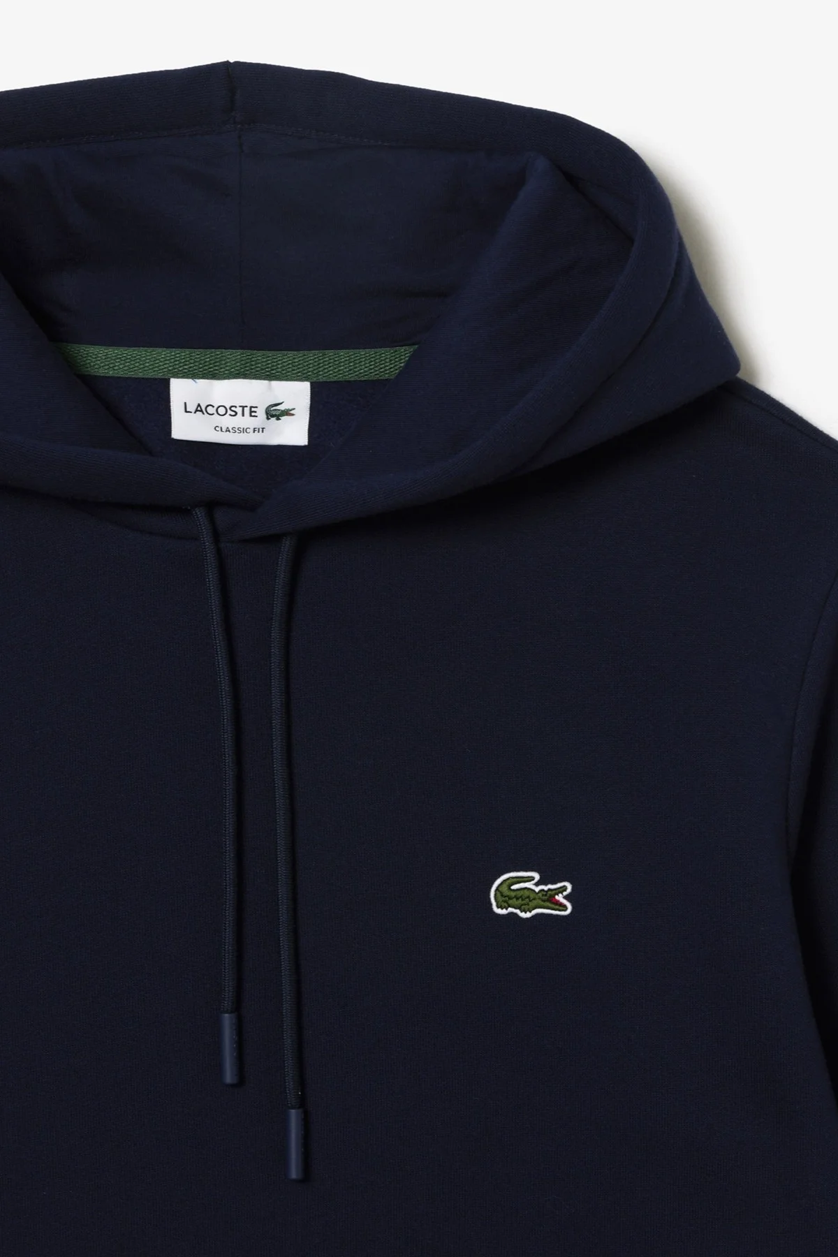 Lacoste Men's Classic Fit Kapüşonlu Yaka Sweatshirt Yeşil