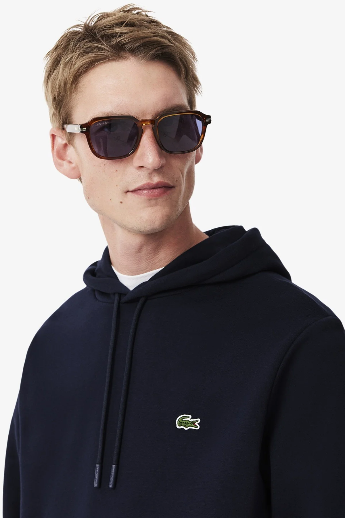 Lacoste Men's Classic Fit Kapüşonlu Yaka Sweatshirt Yeşil