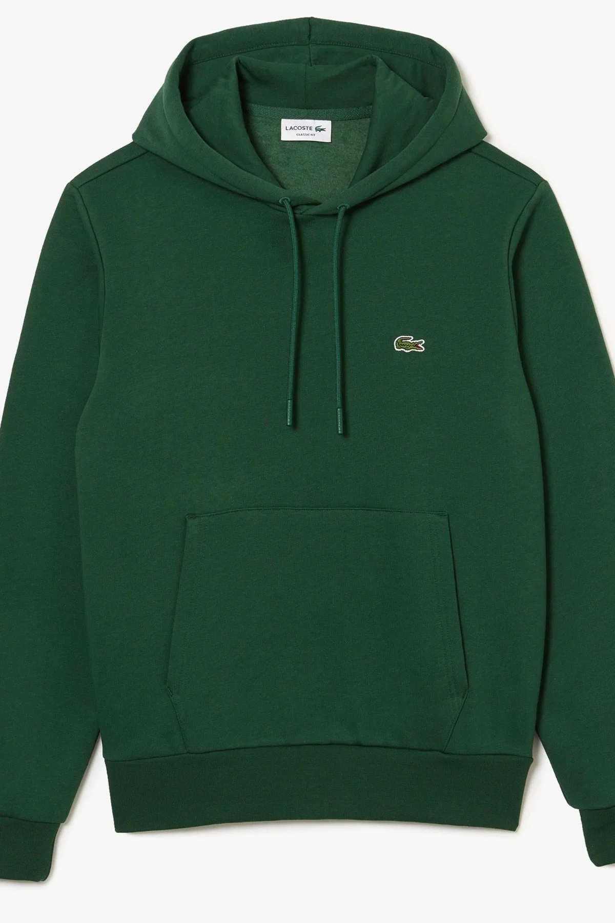 Lacoste Men's Classic Fit Kapüşonlu Yaka Sweatshirt Yeşil