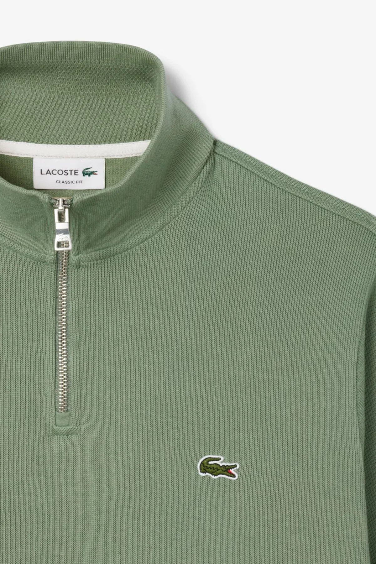 Lacoste Men's Classic Fit Neck Zip Sweatshirt Yarım Fermuarlı Yüksek Yaka Pamuklu Sweatshirt Kahverengi Lacoste Men's Classic Fit Neck Zip Sweatshirt Yarım Fermuarlı Yüksek Yaka Pamuklu Sweatshirt Kahverengi