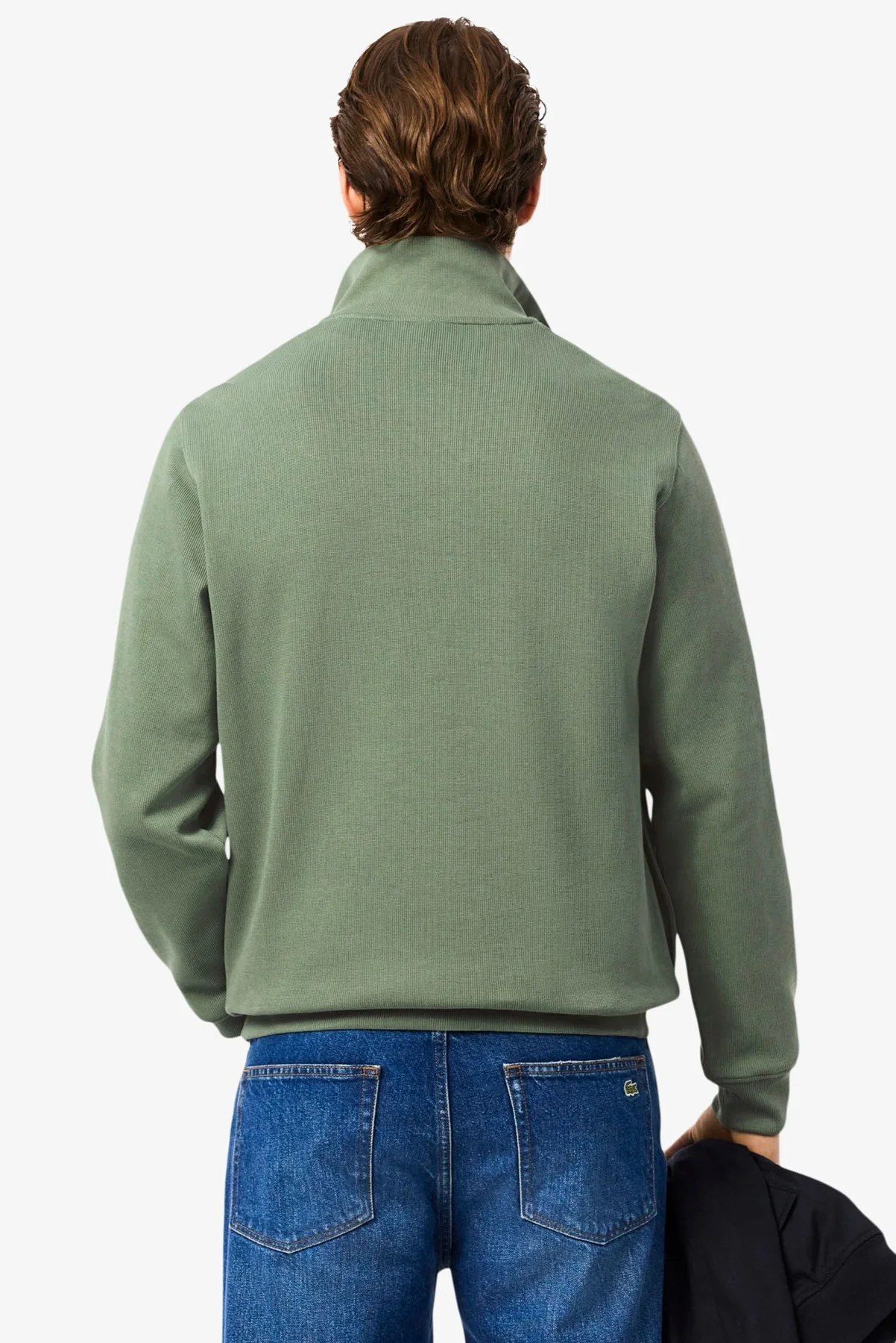Lacoste Men's Classic Fit Neck Zip Sweatshirt Yarım Fermuarlı Yüksek Yaka Pamuklu Sweatshirt Kahverengi Lacoste Men's Classic Fit Neck Zip Sweatshirt Yarım Fermuarlı Yüksek Yaka Pamuklu Sweatshirt Kahverengi
