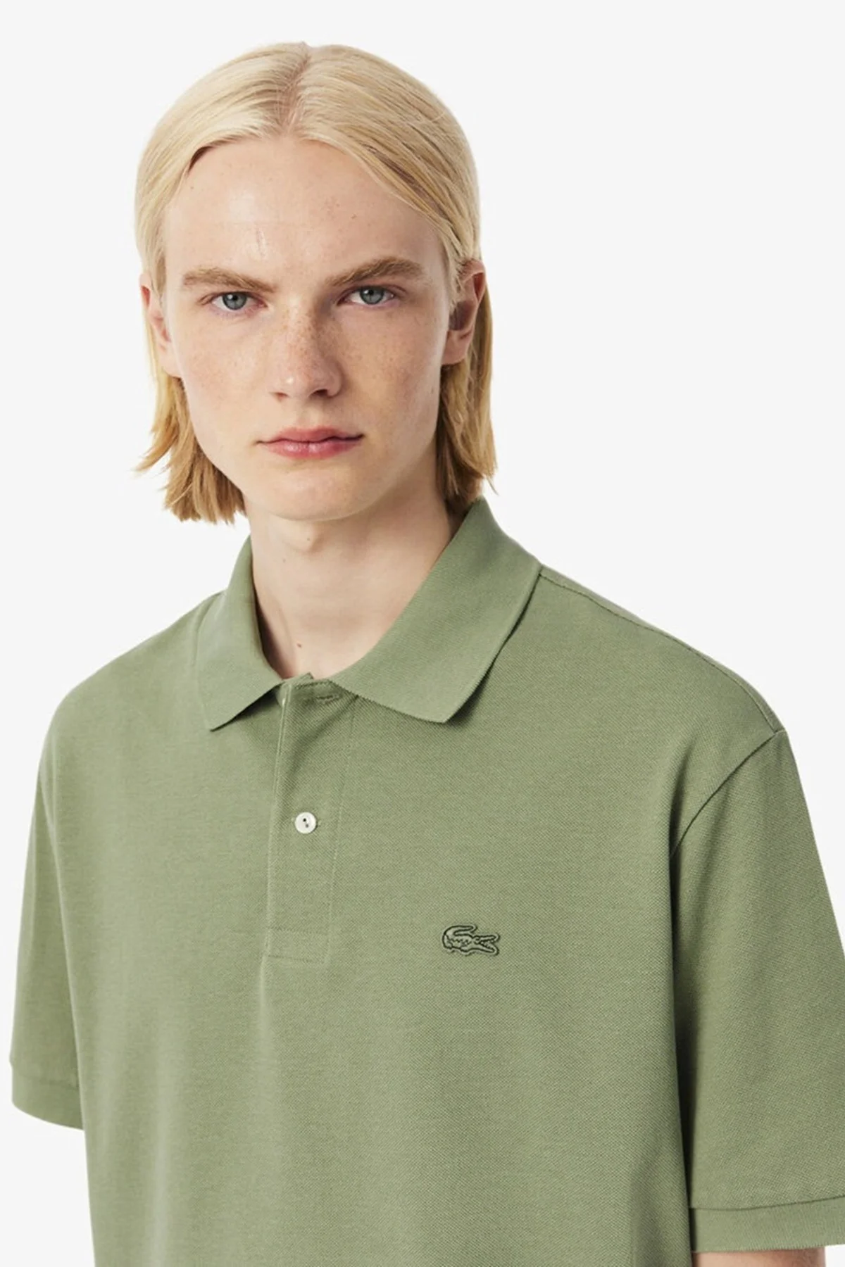 Lacoste Men's Loose Fit Kalın Pike Kumaş Polo T-shirt Erkek Polo Yaka Tişört Yeşil Lacoste Men's Loose Fit Kalın Pike Kumaş Polo T-shirt Erkek Polo Yaka Tişört Yeşil