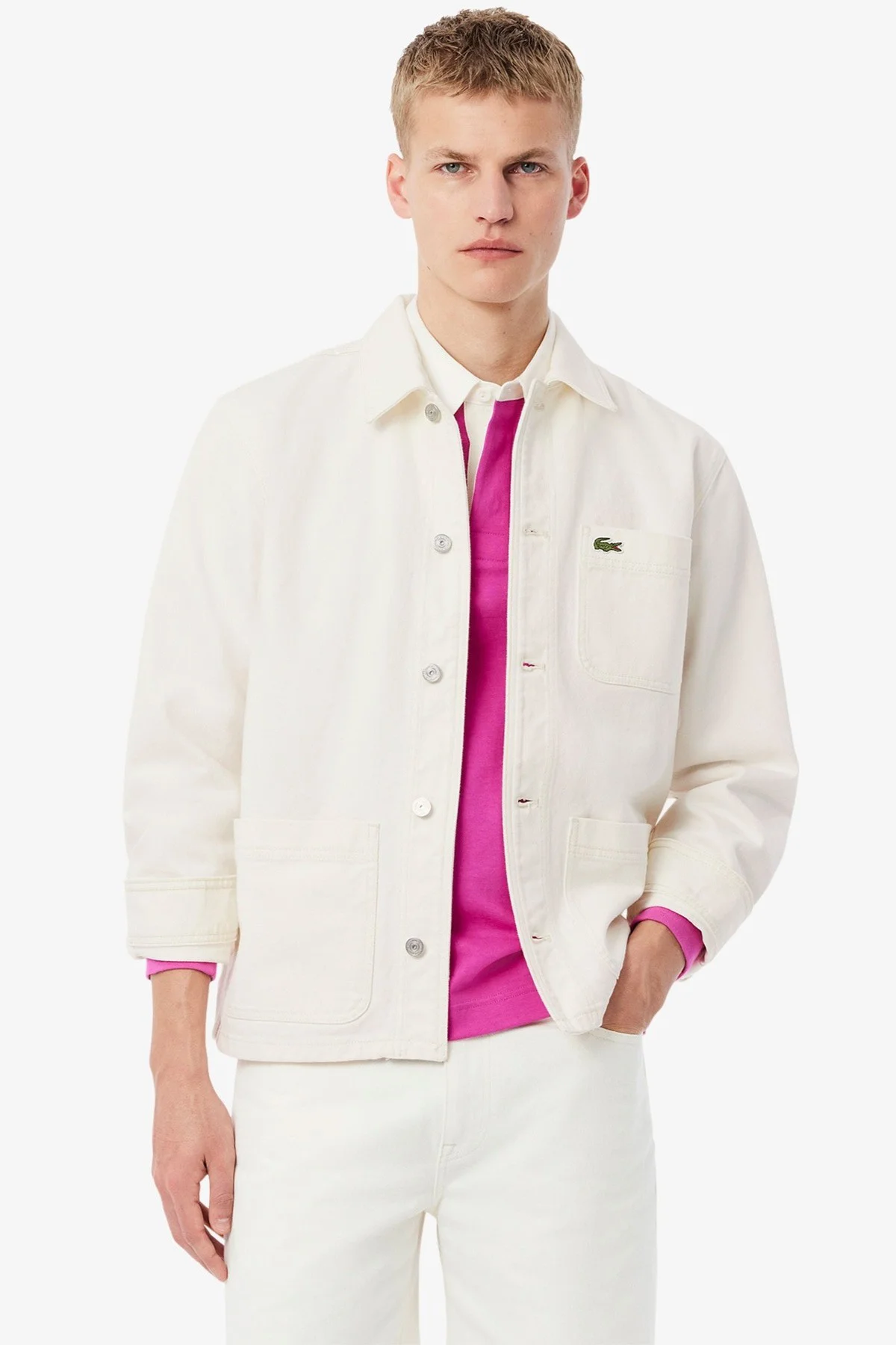 Lacoste Men's Oversized Fit Cream Shirt Bol Kesim Erkek Denim Gömlek Krem Lacoste Men's Oversized Fit Cream Shirt Bol Kesim Erkek Denim Gömlek Krem Fiyatı, Yorumları ve Özellikleri