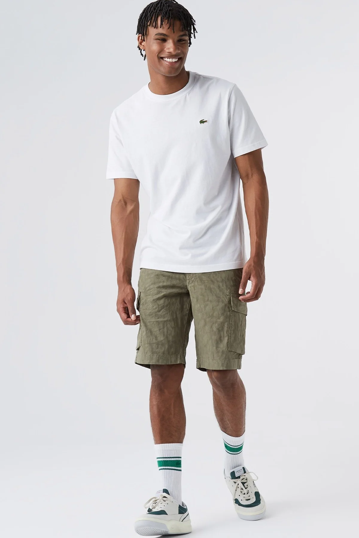 Lacoste Men's Patterned Bermuda Cargo Shorts with Pockets Khaki Erkek Desenli Bermuda Kargo Cepli Şort Haki Lacoste Men's Patterned Bermuda Cargo Shorts with Pockets Khaki Erkek Desenli Bermuda Kargo Cepli Şort Haki Fiyatı, Yorumları ve Özellikleri