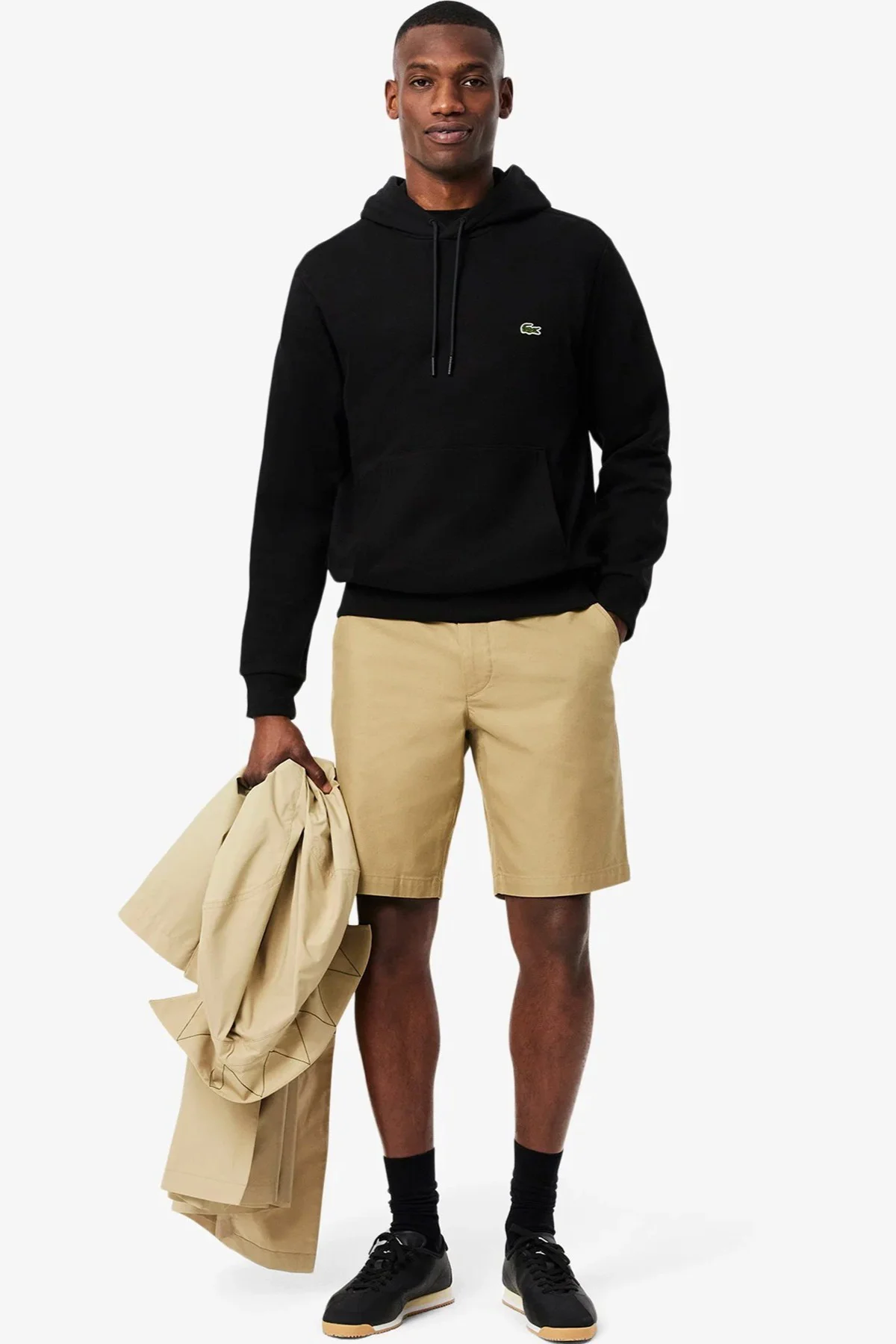 Lacoste Men's Regular Fit Cotton Bermuda Shorts Erkek Cepli Bermuda Şort Bej Fiyatı, Yorumları ve Özellikleri