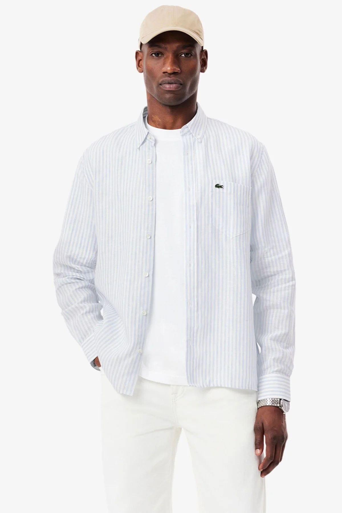 Lacoste Men's Regular Fit Blue Shirt Standart Kesim Erkek Gömlek Mavi Lacoste Men's Regular Fit Blue Shirt Standart Kesim Erkek Gömlek Mavi