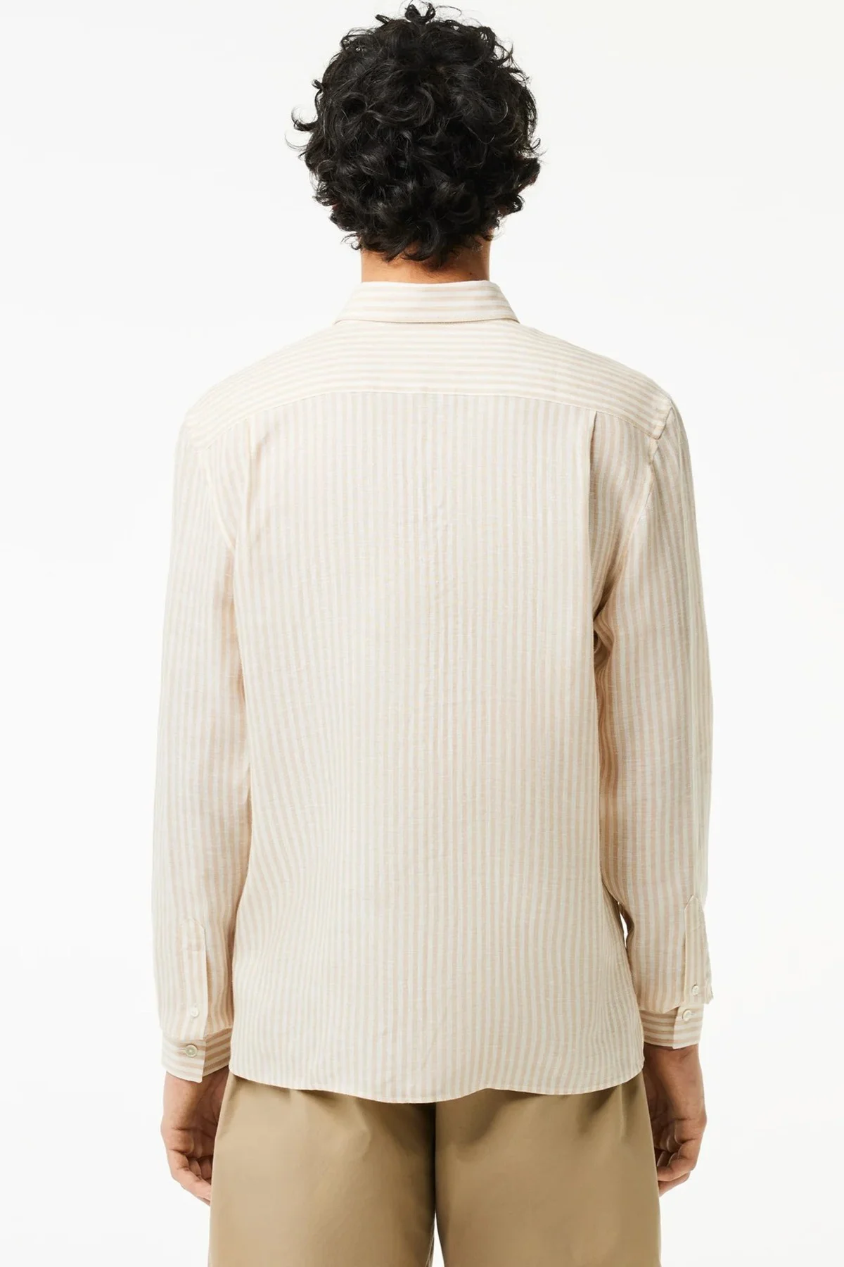 Lacoste Men's Regular Fit Yellow Shirt Standart Kesim Erkek Keten Gömlek Sarı Fiyatı, Yorumları ve Özellikleri