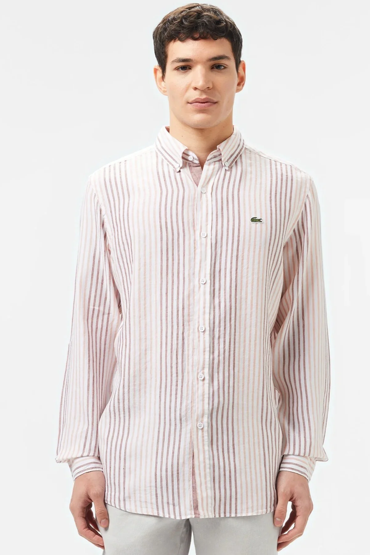 Lacoste Men's Regular Fit Button-Down Collar Linen Shirt Erkek Düğmeli Yaka Keten Gömlek Kahverengi Lacoste Men's Regular Fit Button-Down Collar Linen Shirt Erkek Düğmeli Yaka Keten Gömlek Kahverengi Fiyatı, Yorumları ve Özellikleri