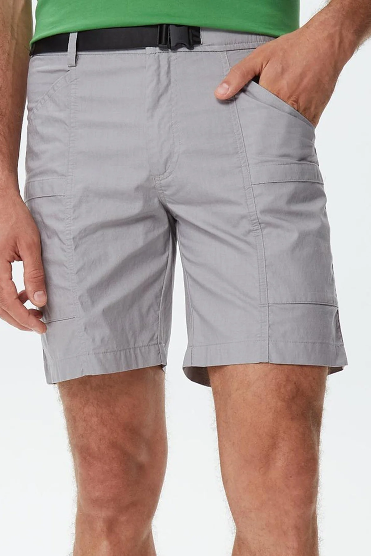 Lacoste Men's Regular Fit Cotton Bermuda Shorts Grey Erkek Pamuklu Bermuda Şort Gri