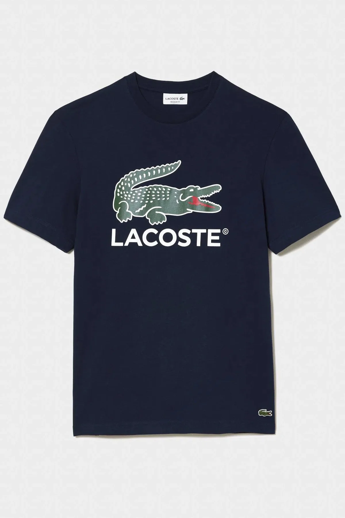 Lacoste Men's Regular Fit Crew Neck Graphic T-Shirt Navy Bisiklet Yaka Erkek Tişört Lacivert Fiyatı, Yorumları ve Özellikleri