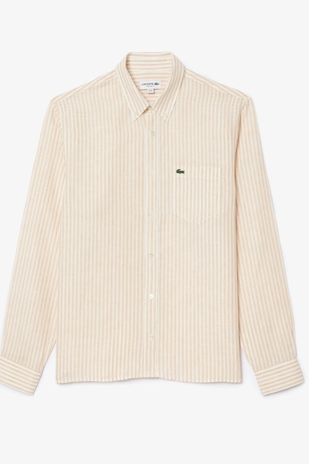Lacoste Men's Regular Fit Yellow Shirt Standart Kesim Erkek Keten Gömlek Sarı Fiyatı, Yorumları ve Özellikleri