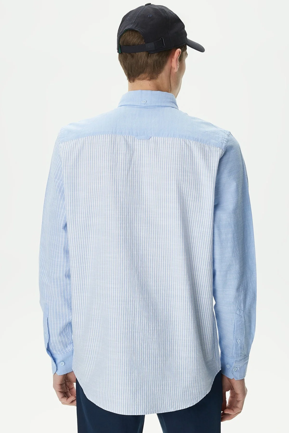 Lacoste Men's Regular Fit Button-Down Collar Linen Shirt Blue Erkek Düğmeli Yaka Keten Çizgili Gömlek Mavi Fiyatı, Yorumları ve Özellikleri