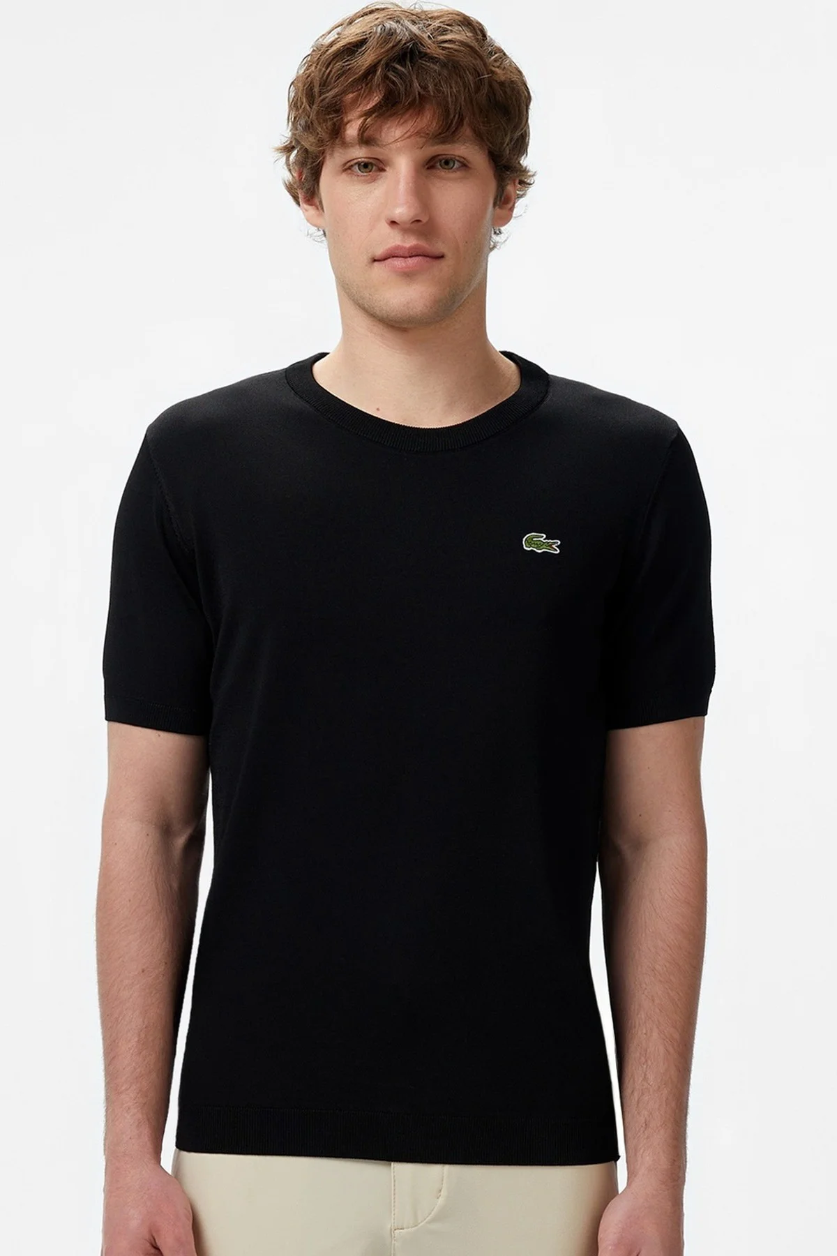 Lacoste Men's Regular Fit Short Sleeve Crew Neck Knit Sweater Erkek Bisiklet Yaka Triko Tişört Siyah Lacoste Men's Regular Fit Short Sleeve Crew Neck Knit Sweater Erkek Bisiklet Yaka Triko Tişört Siyah Fiyatı, Yorumları ve Özellikleri