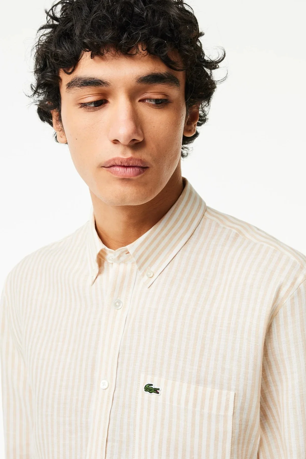 Lacoste Men's Regular Fit Yellow Shirt Standart Kesim Erkek Keten Gömlek Sarı Fiyatı, Yorumları ve Özellikleri