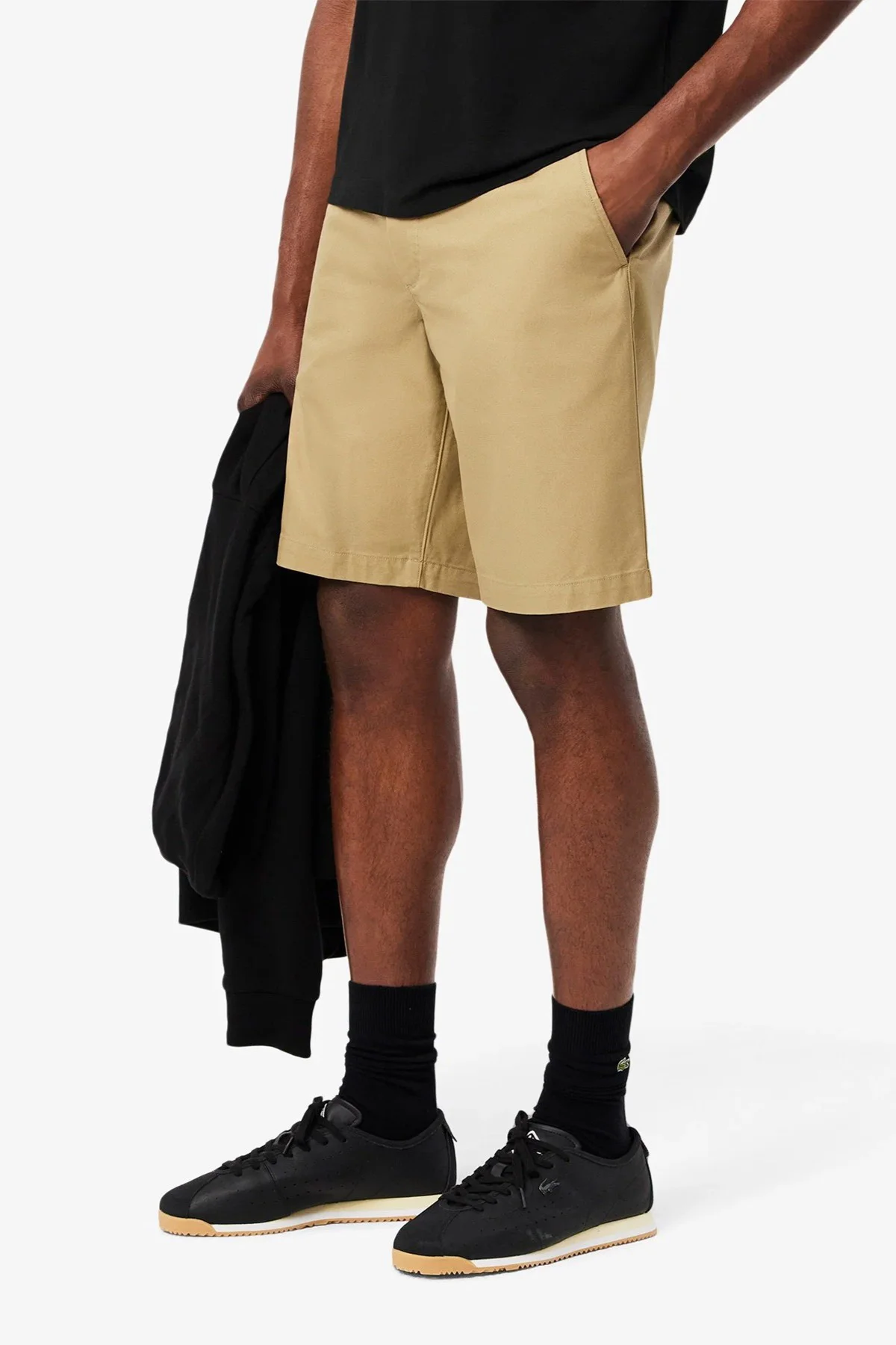 Lacoste Men's Regular Fit Cotton Bermuda Shorts Erkek Cepli Bermuda Şort Bej Fiyatı, Yorumları ve Özellikleri